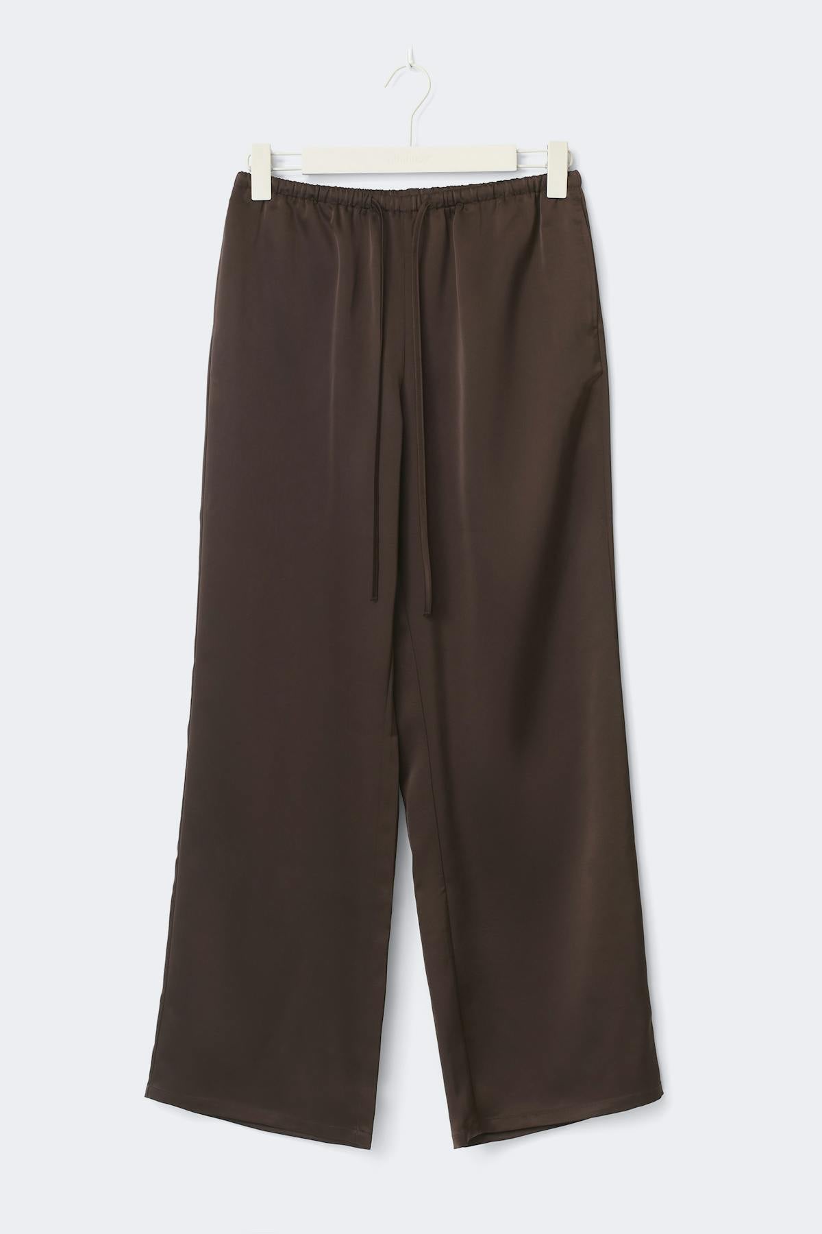 Tall wide pleated trousers