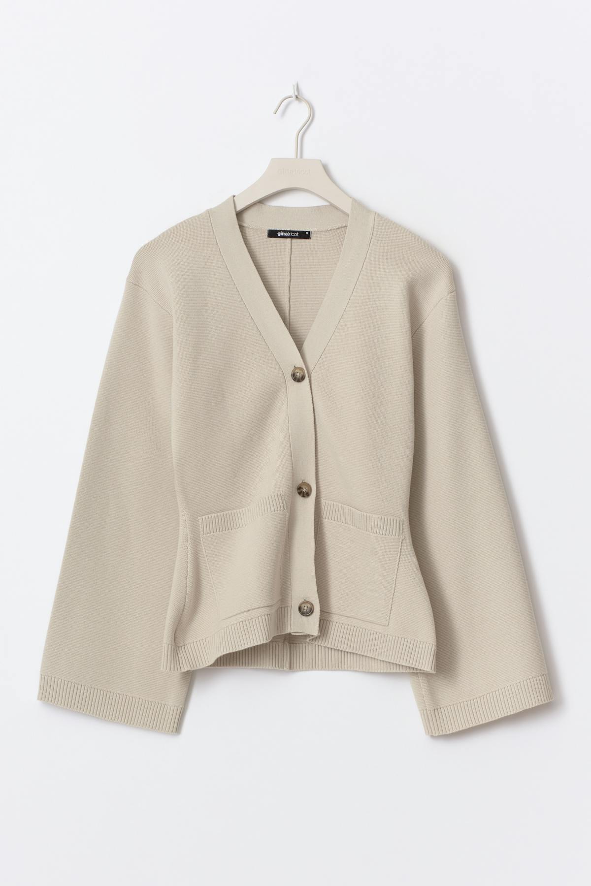 Knitted cotton cardigan