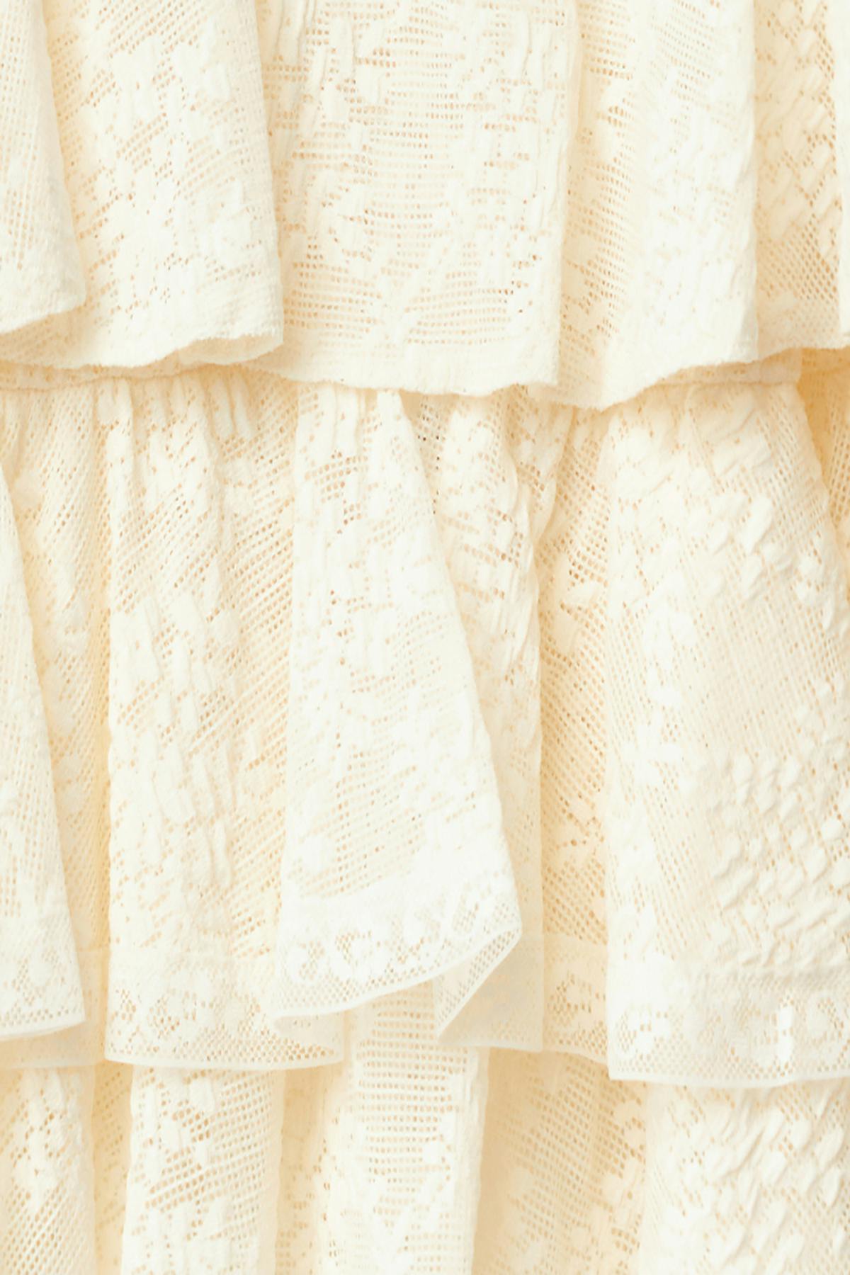 Lace frill singlet