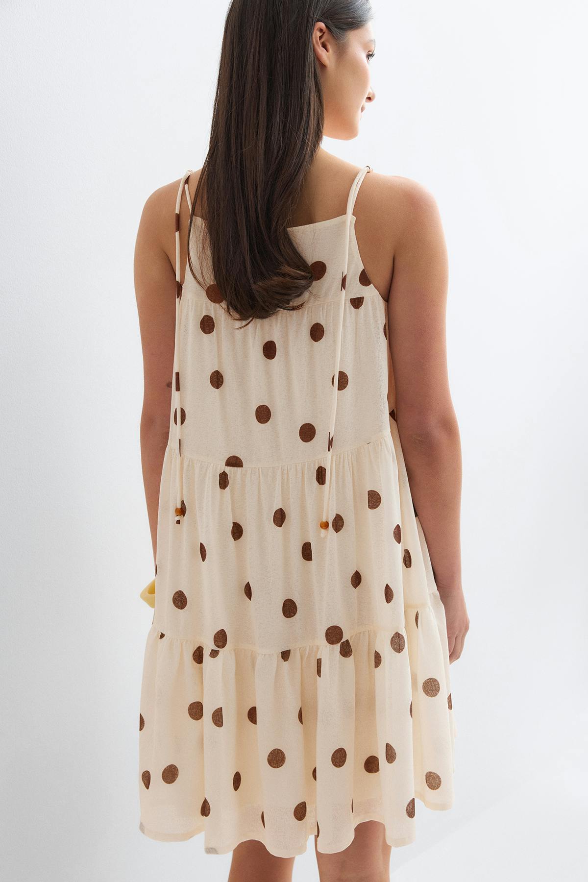 Flowy strap detail dress