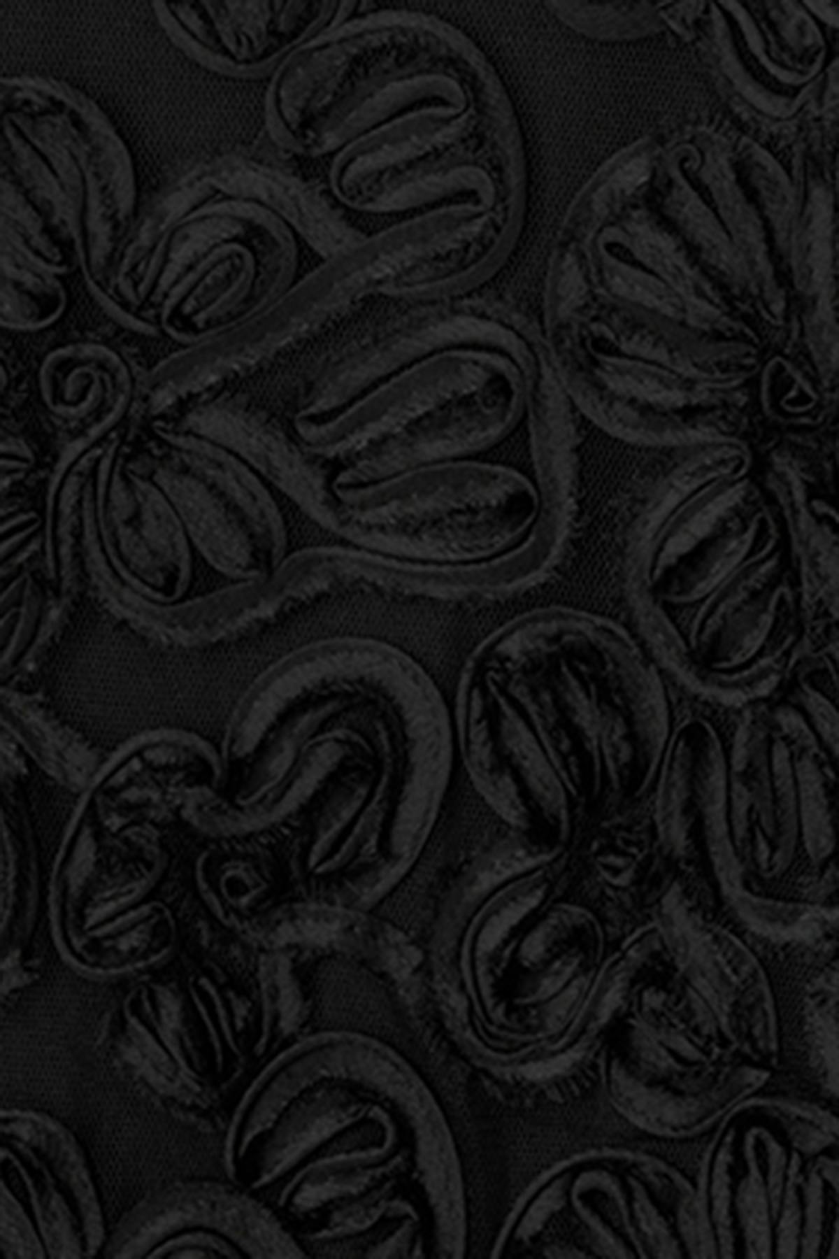 Embroidery mini dress