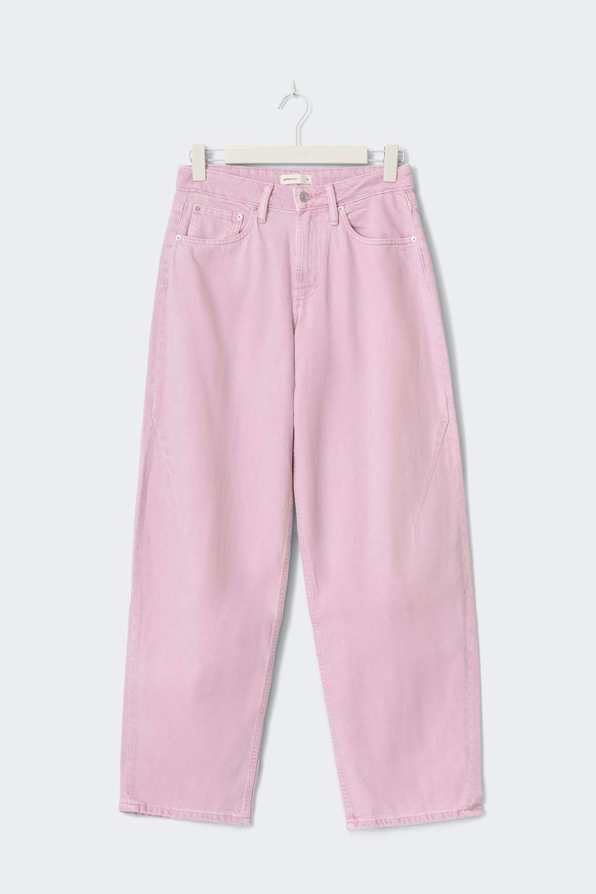 Baggy-crush tall jeans
