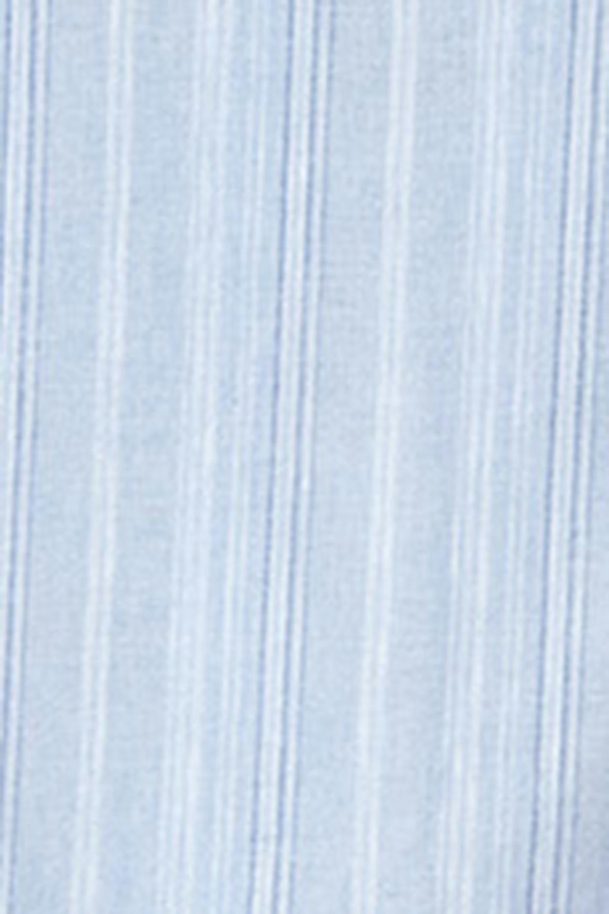 Linen blend mini skirt