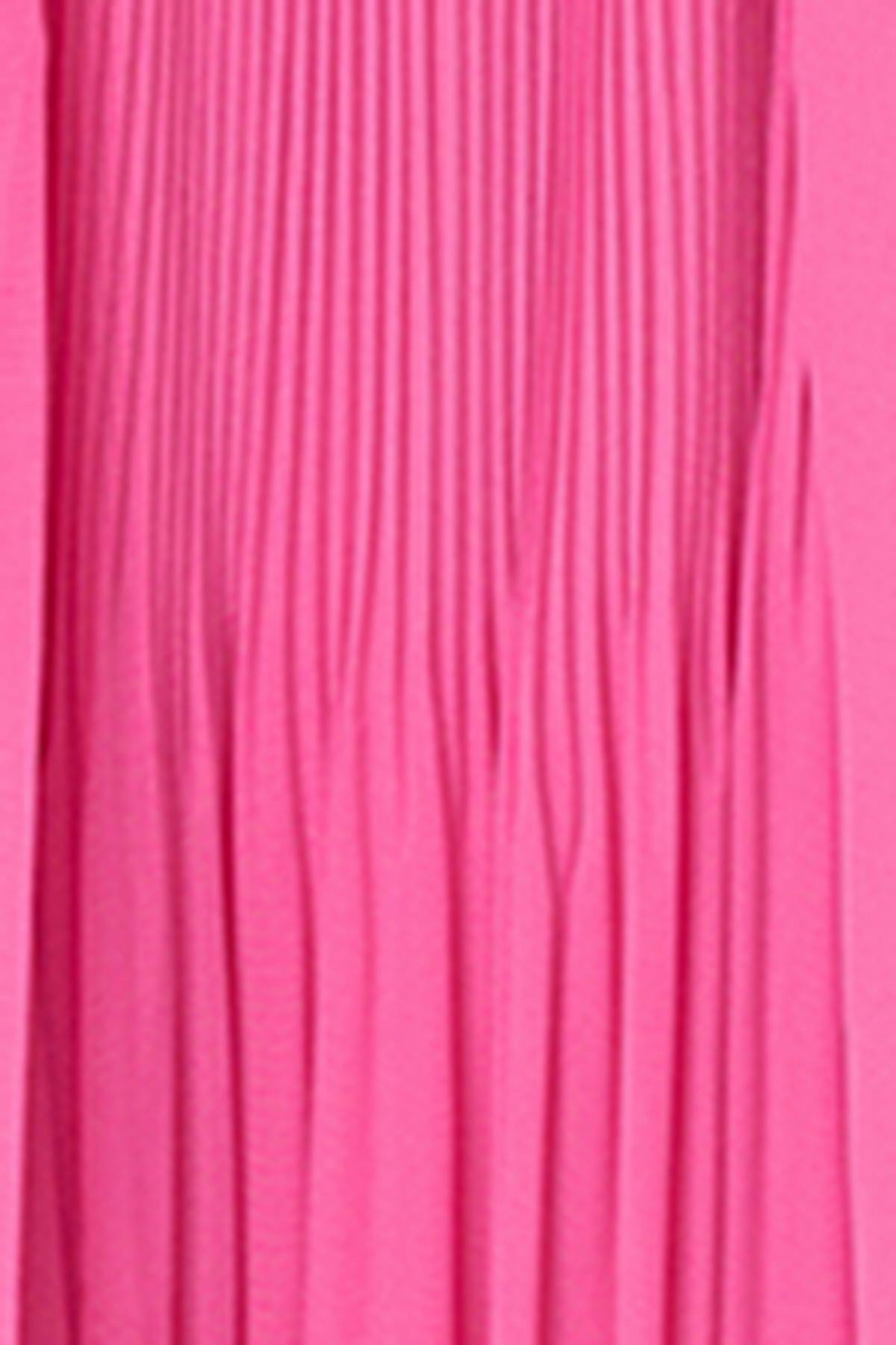 Pleated maxi dress
