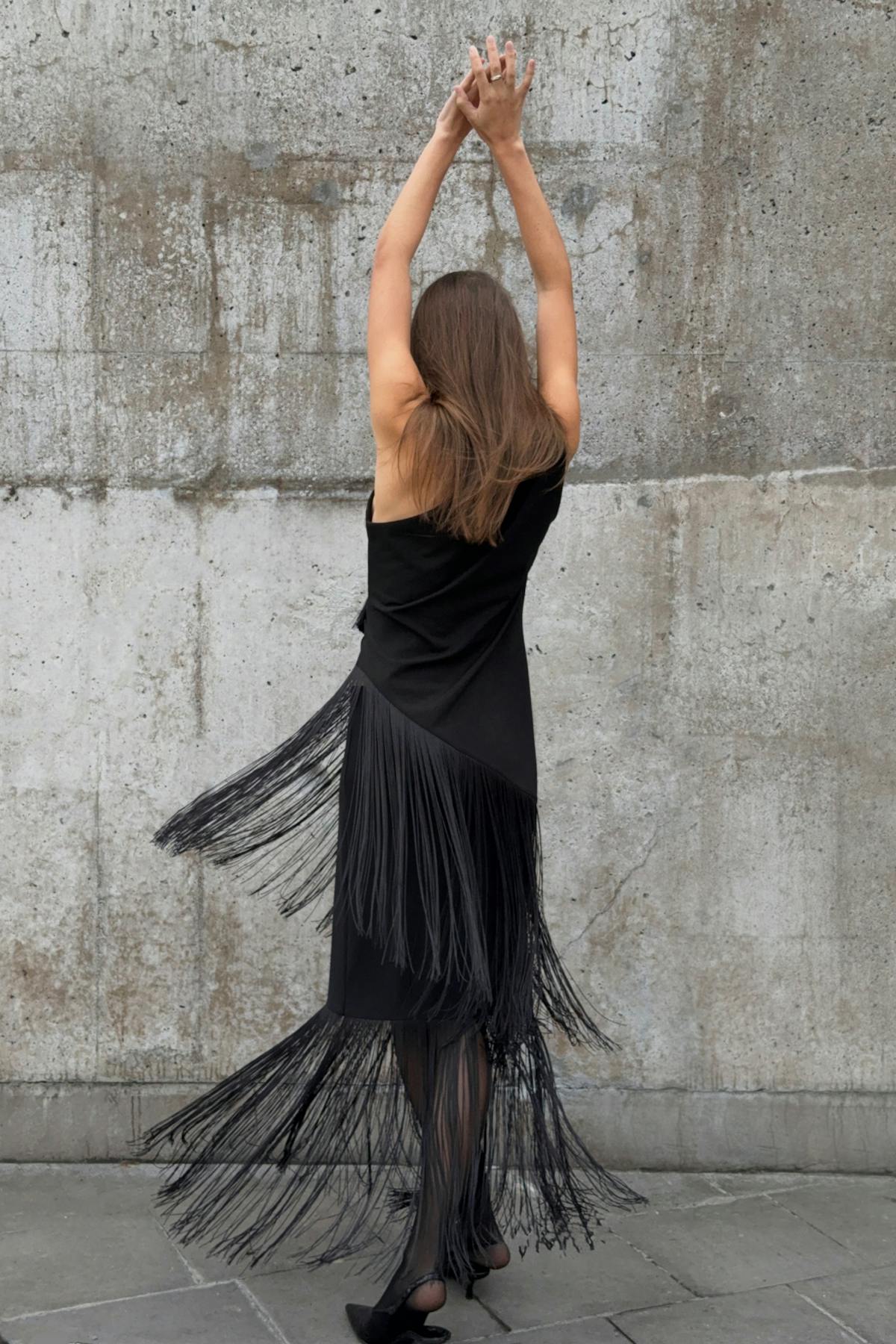 Fringe skirt