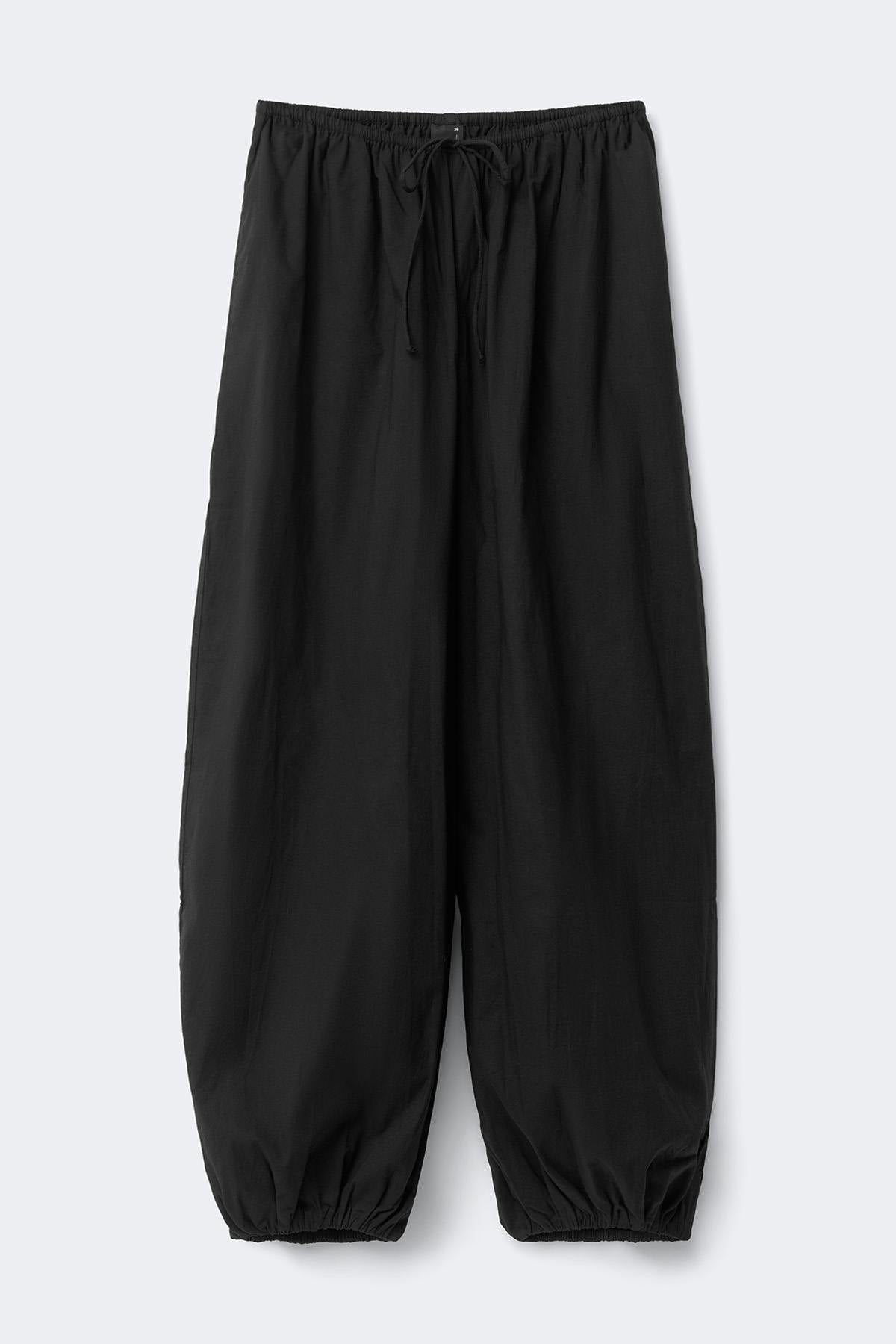 Cotton balloon trousers