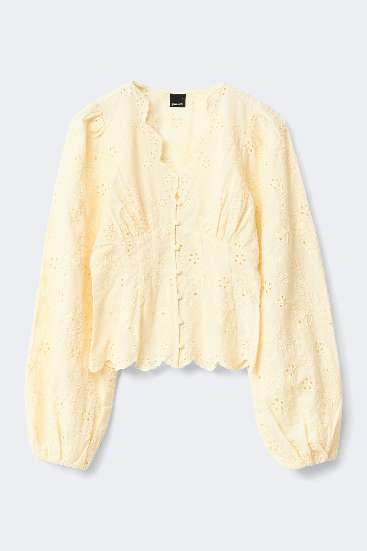 Balloon sleeve blouse