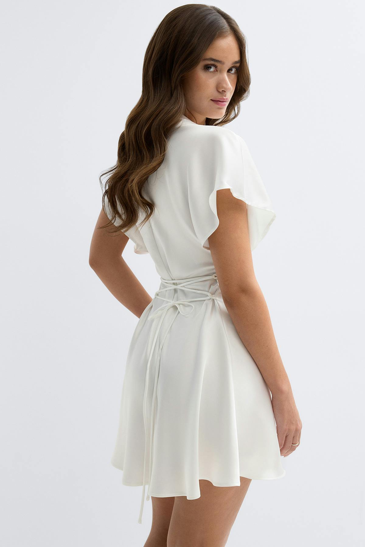 Satin mini dress