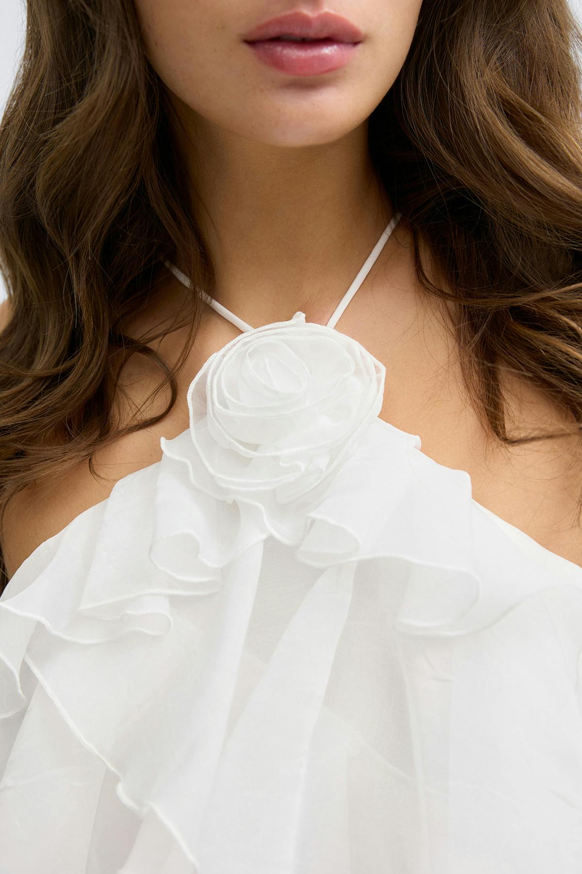 Frill mini dress