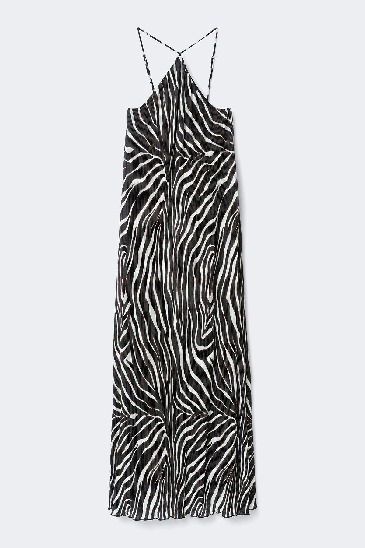 Crinkle maxi dress