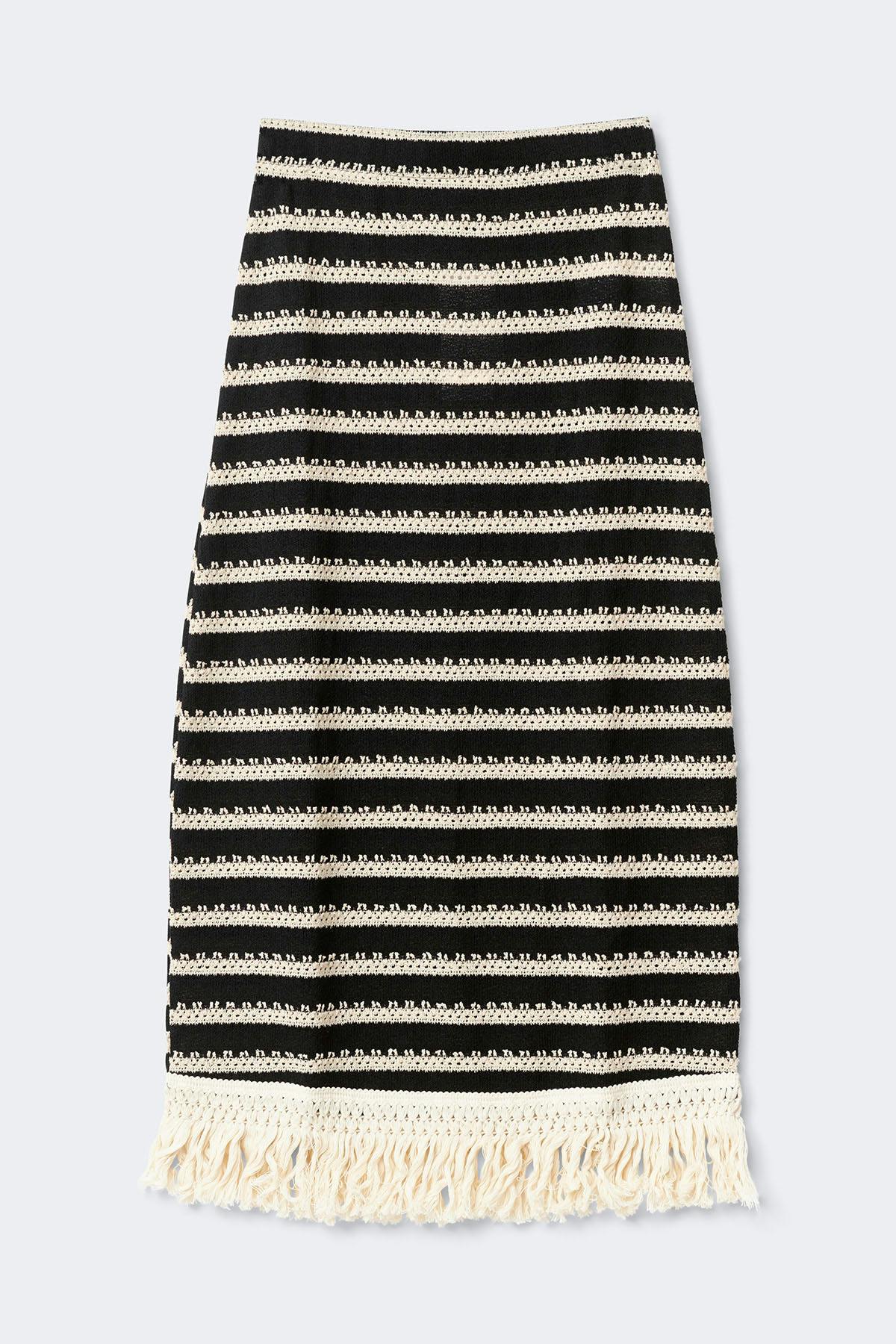 Crochet fringe skirt