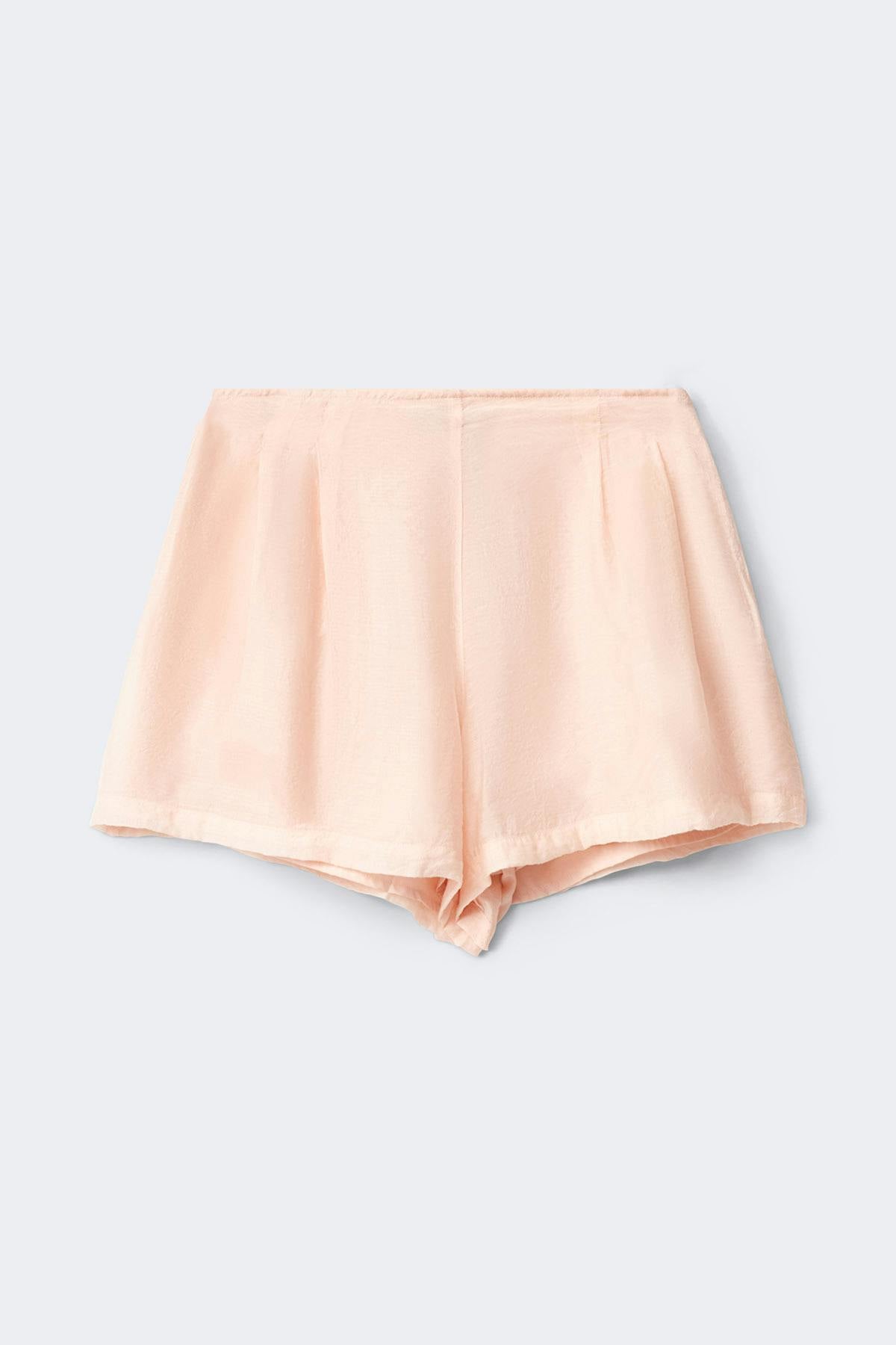 Pleated shorts