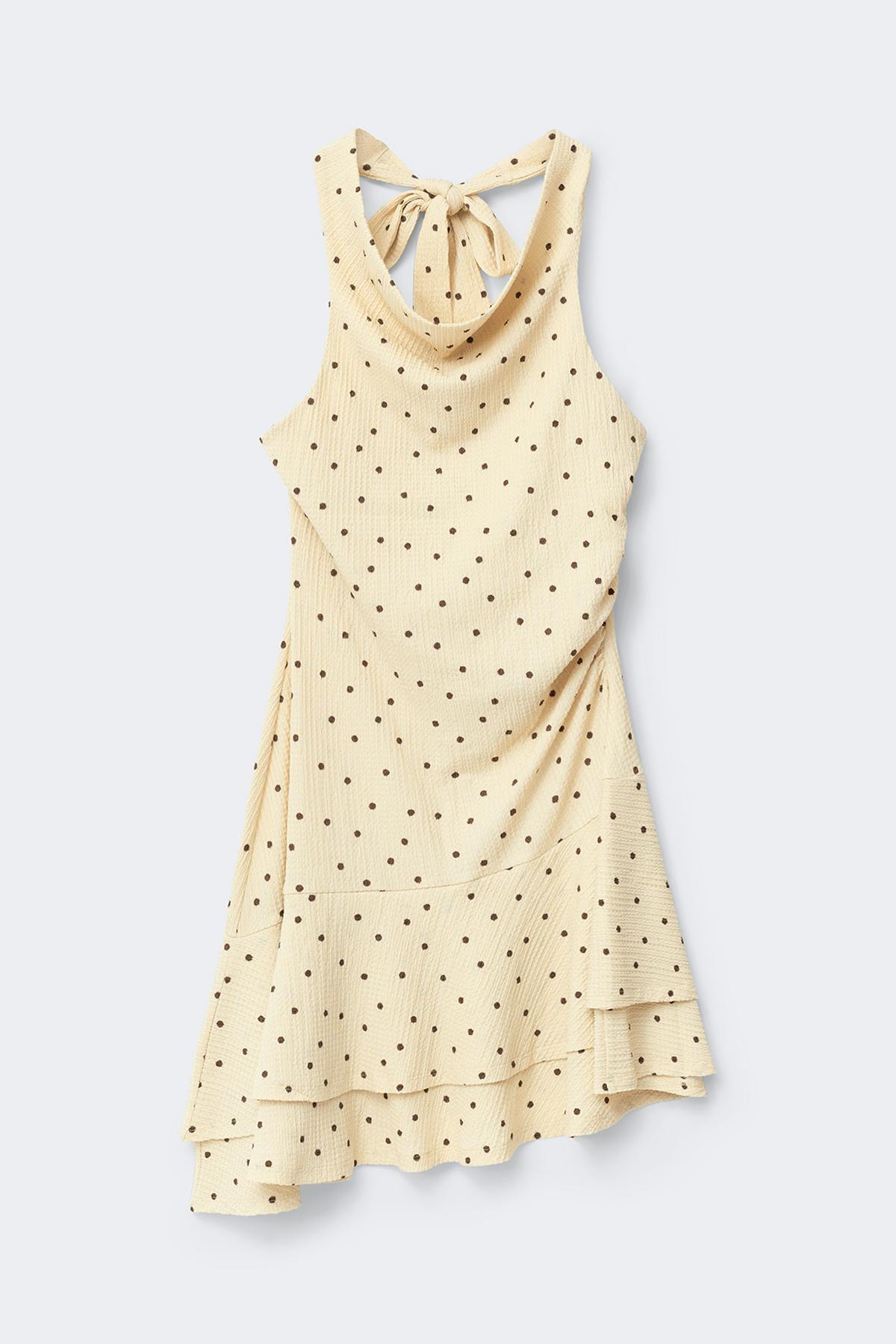 Halterneck mini dress