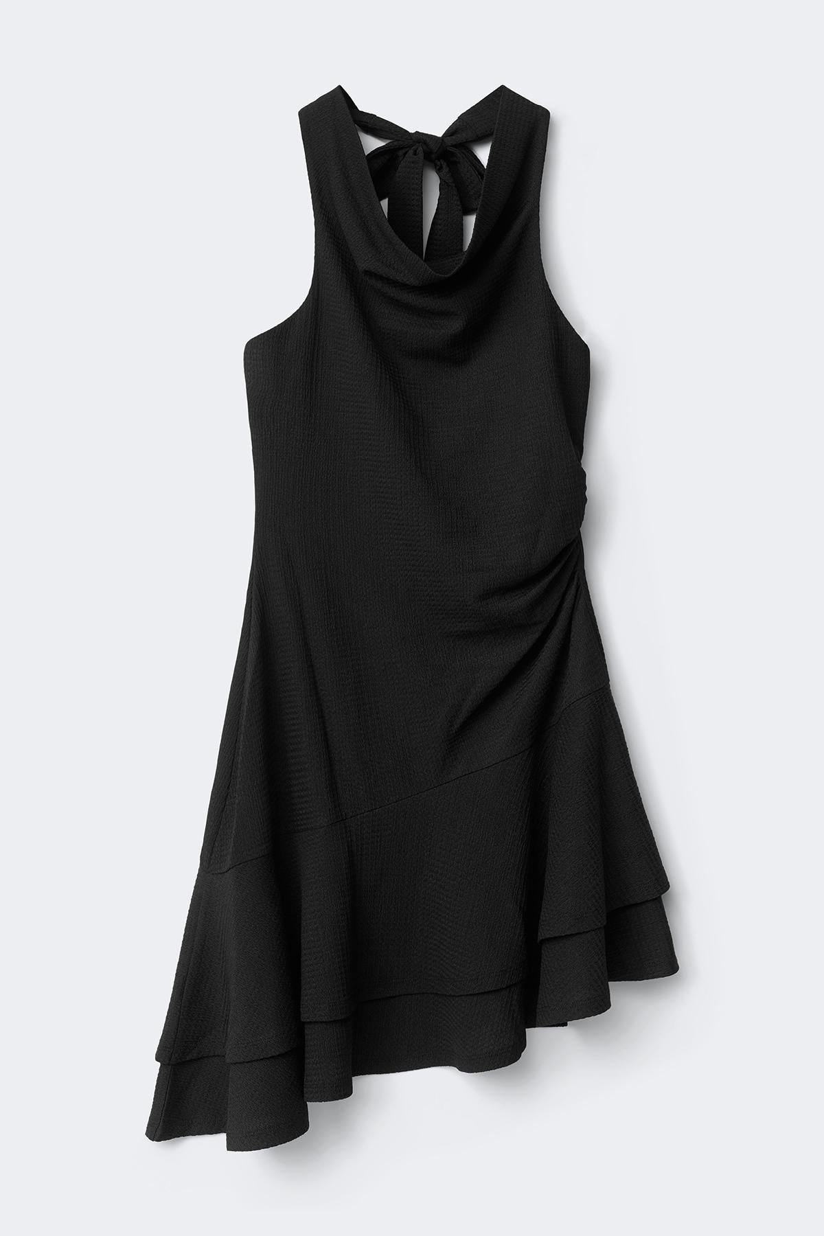 Halterneck mini dress