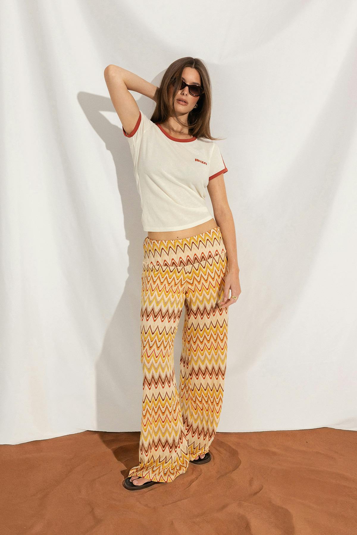 Multi colour trousers