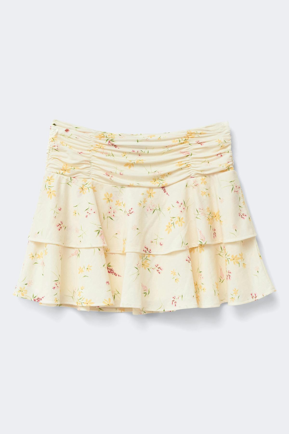 Mini frill skirt