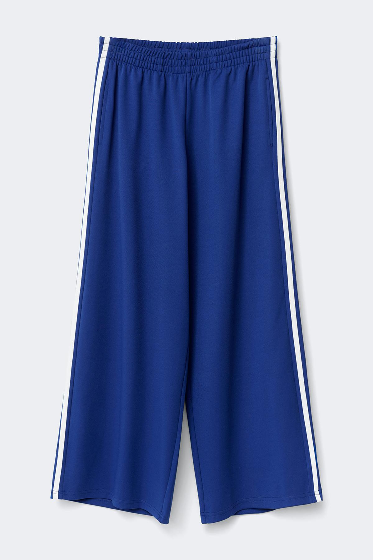 Sporty wide trousers