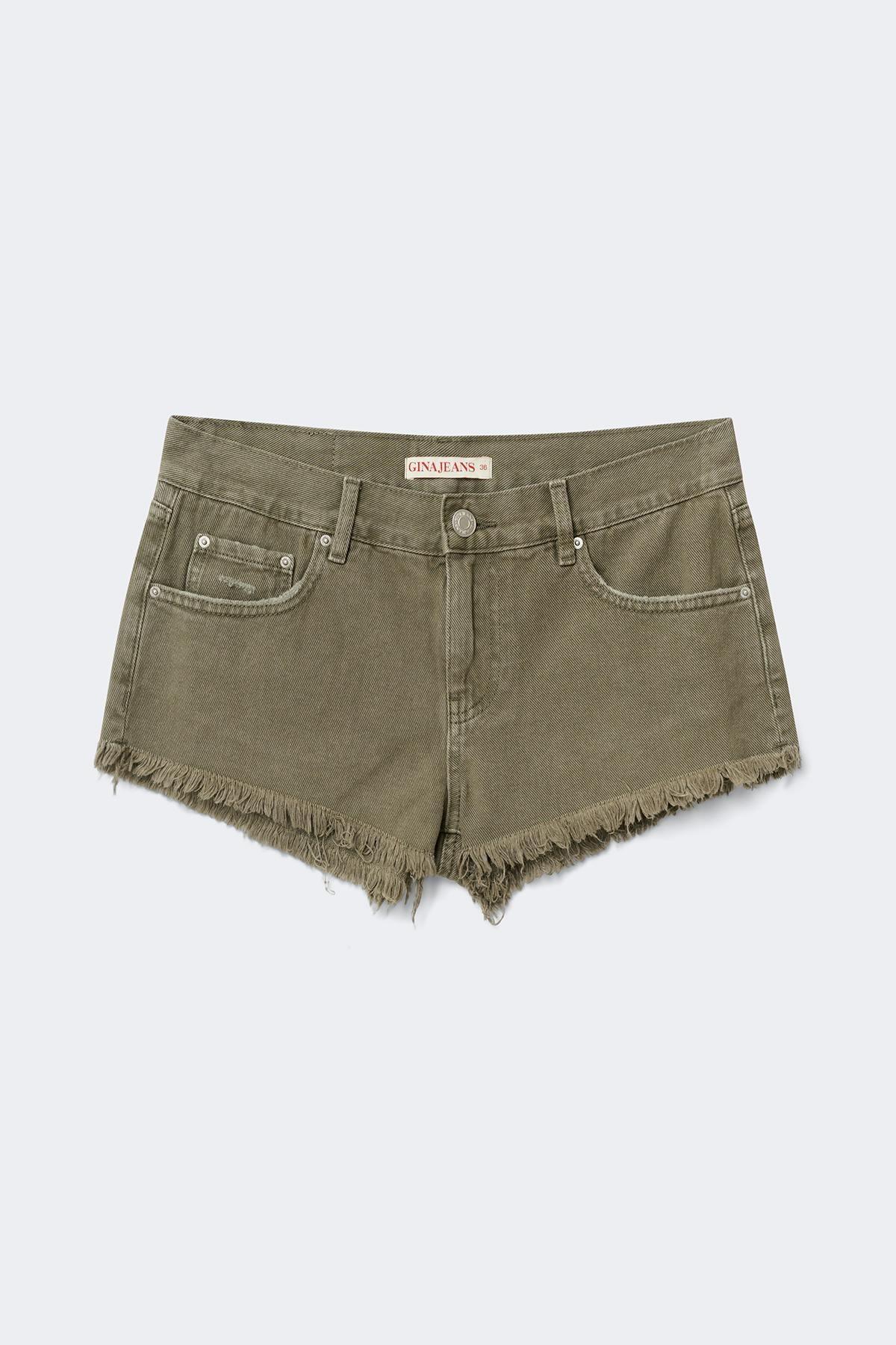 Glow low denim shorts