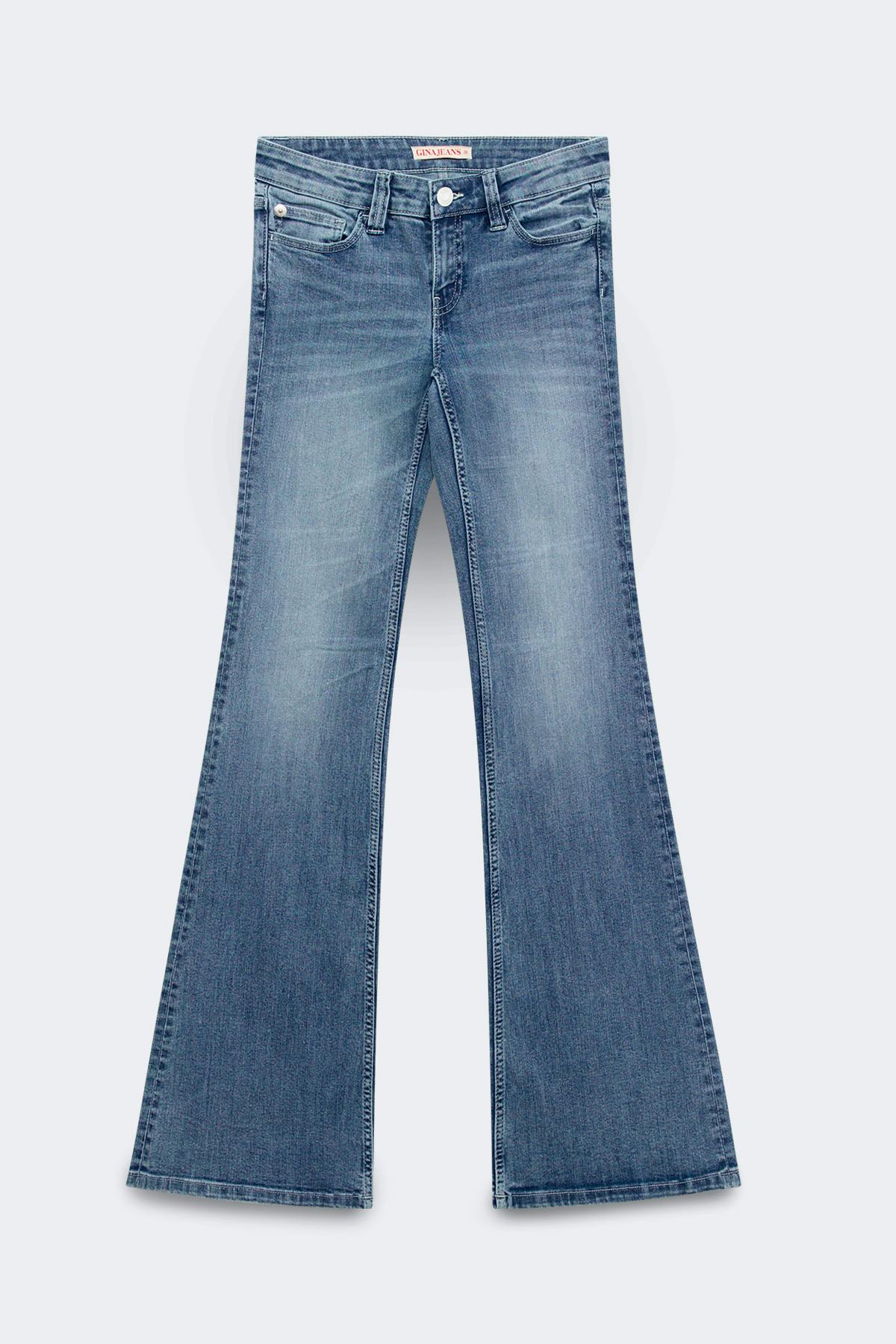 Glow low flare jeans