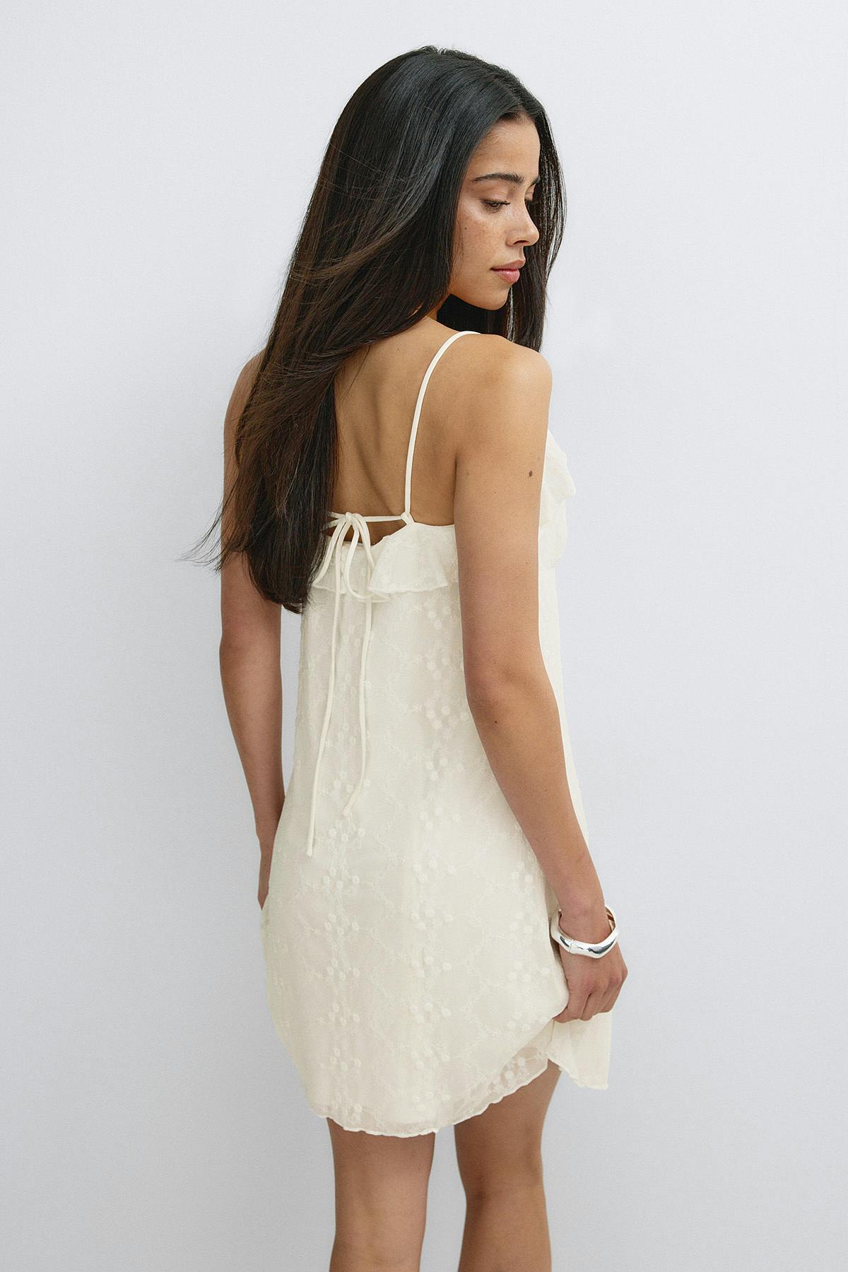 Floral mini strap dress