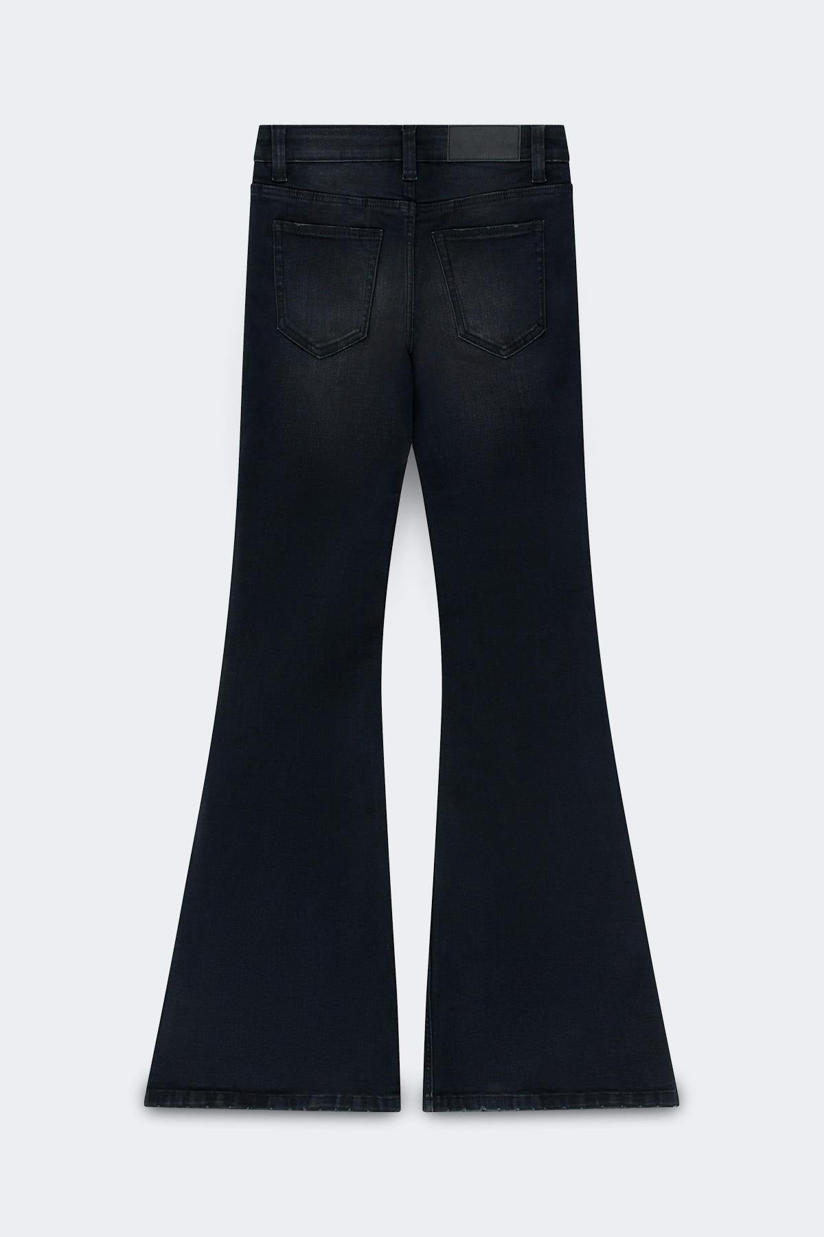 Glow low flare petite jeans