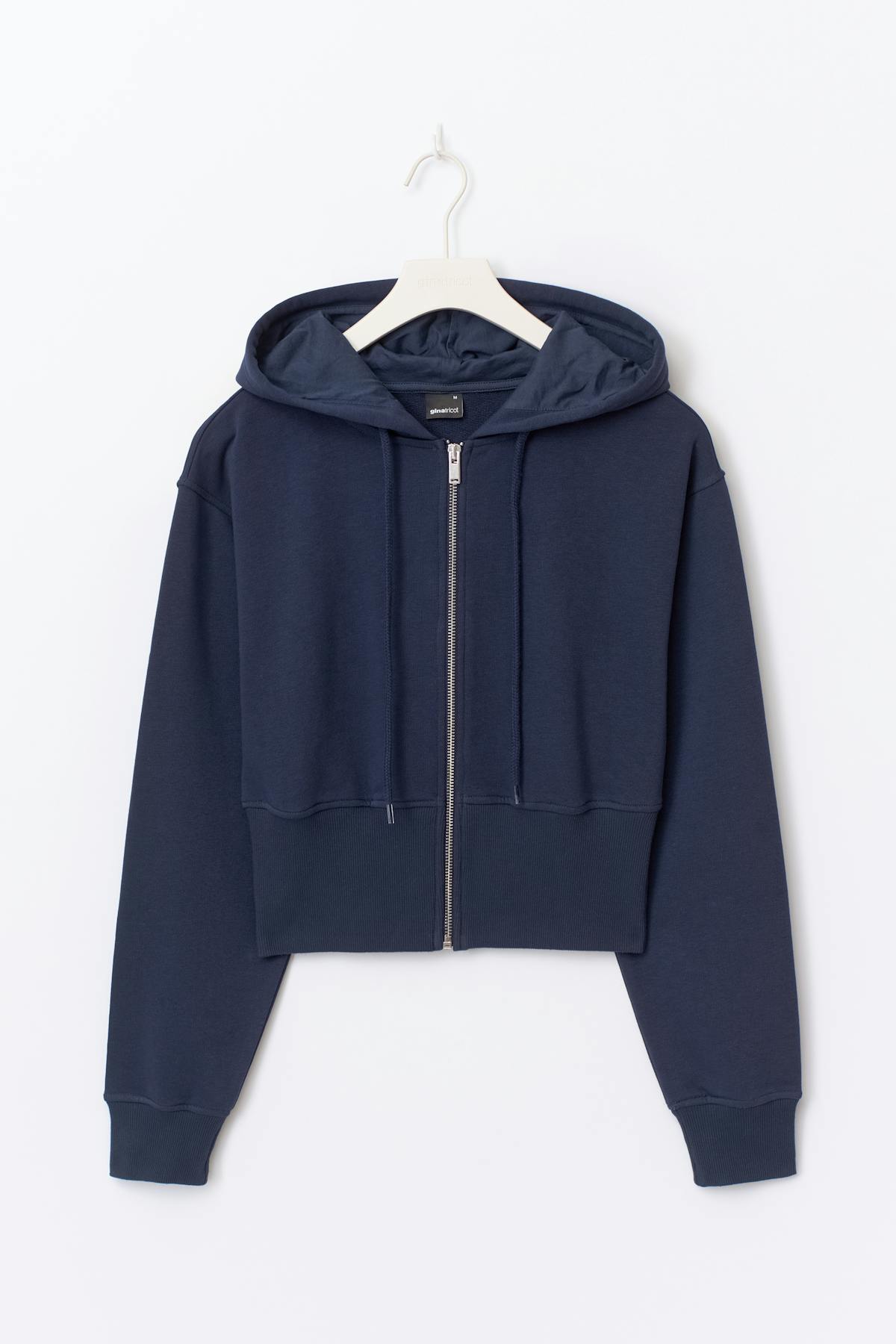 Slim fit zip hoodie