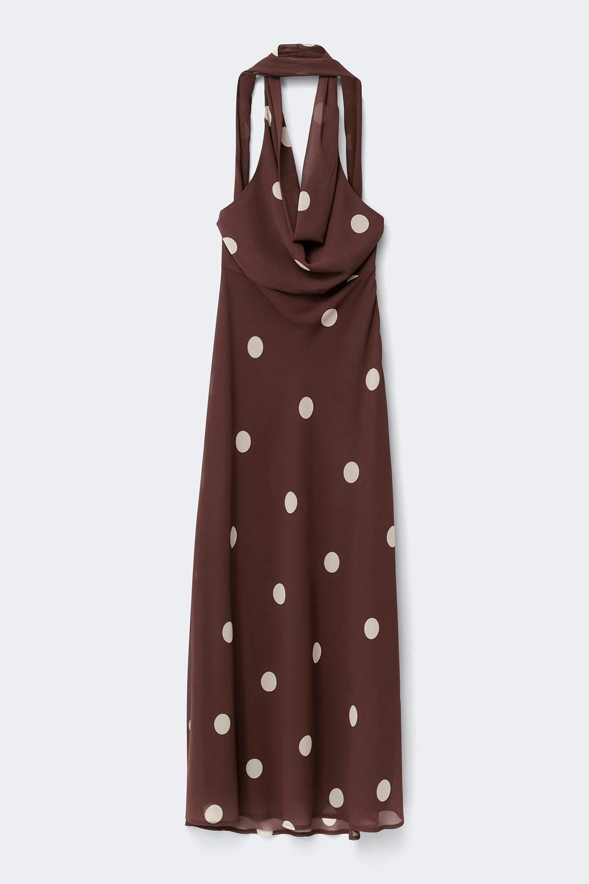 Scarf maxi dress