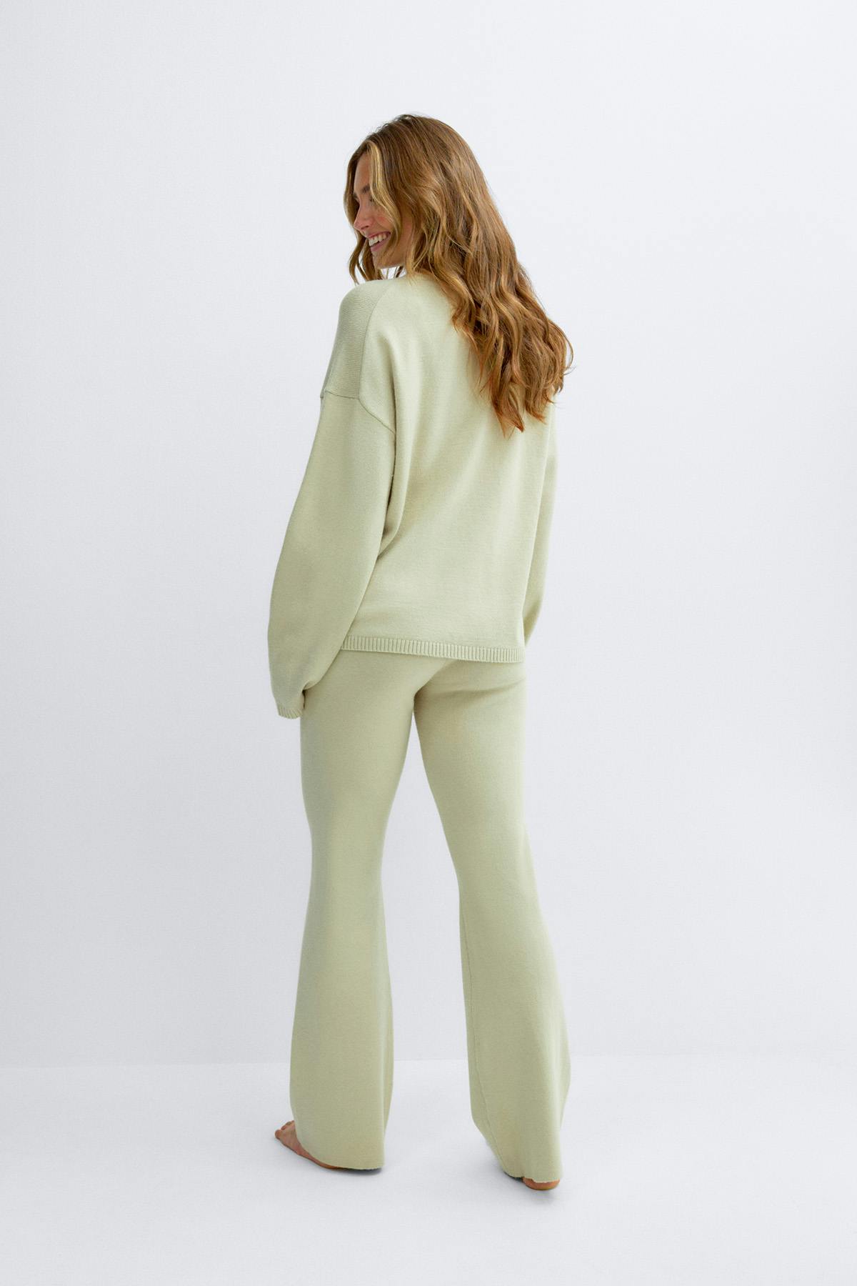 Knitted loungewear trousers