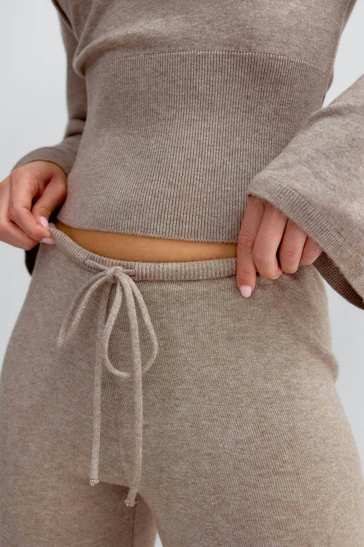 Knitted loungewear trousers