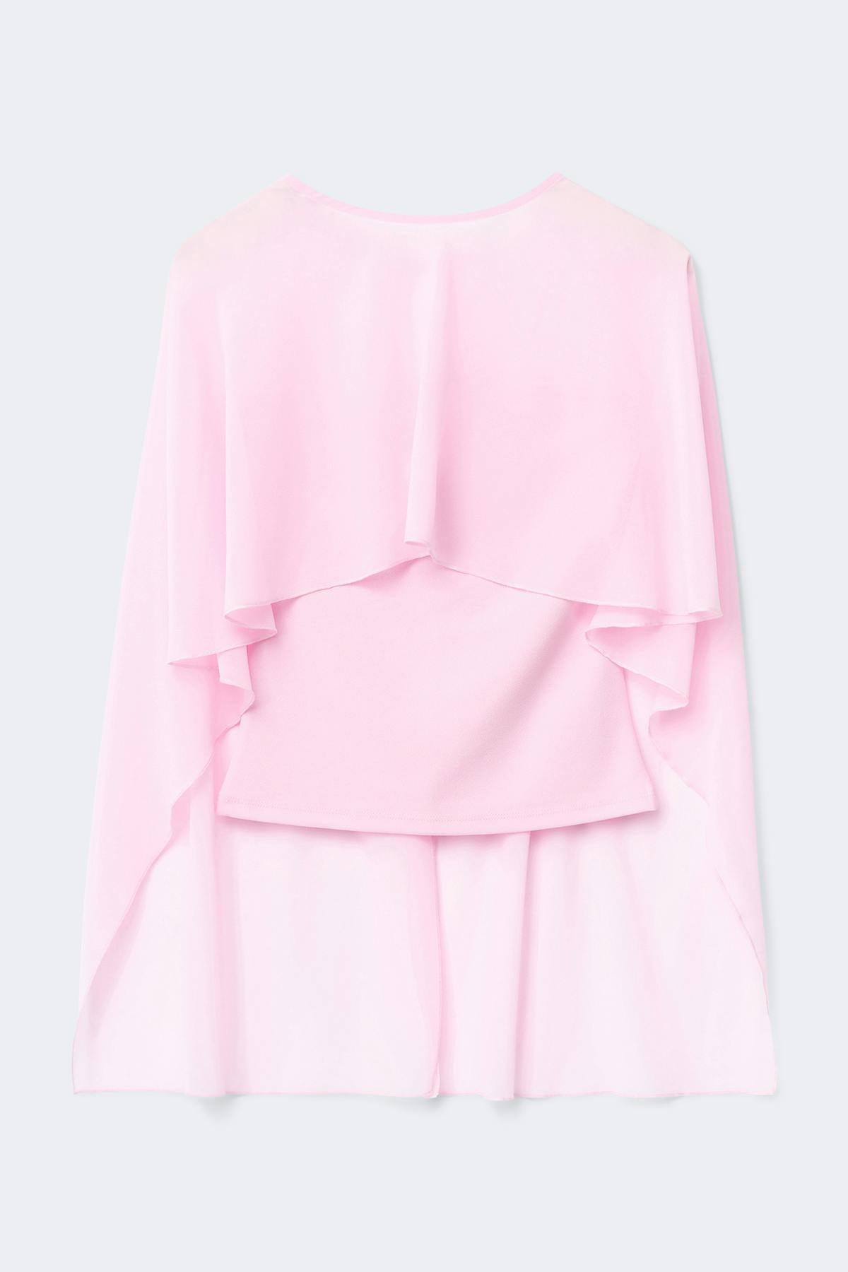 Chiffon cape top