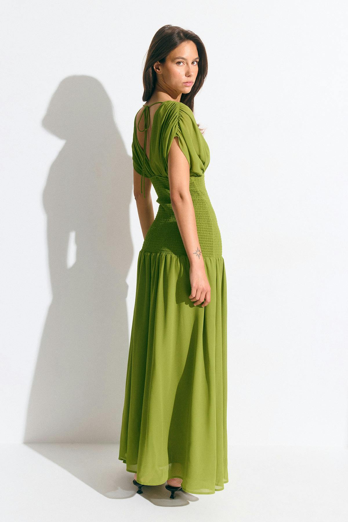 Smock maxi dress