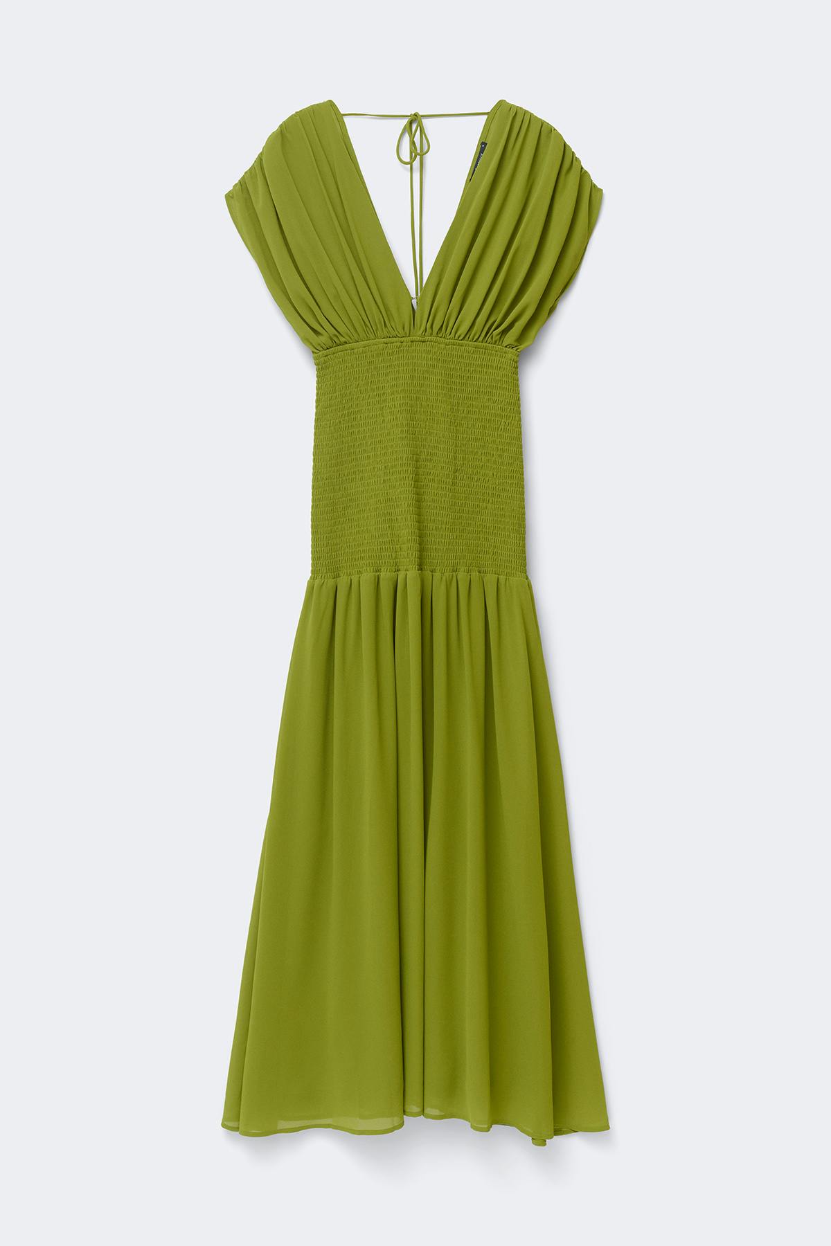 Smock maxi dress