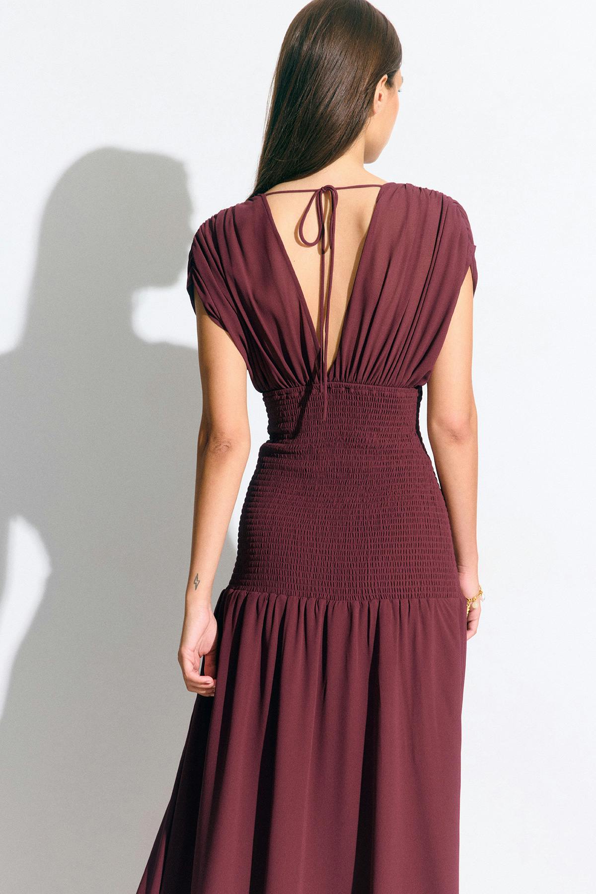 Smock maxi dress