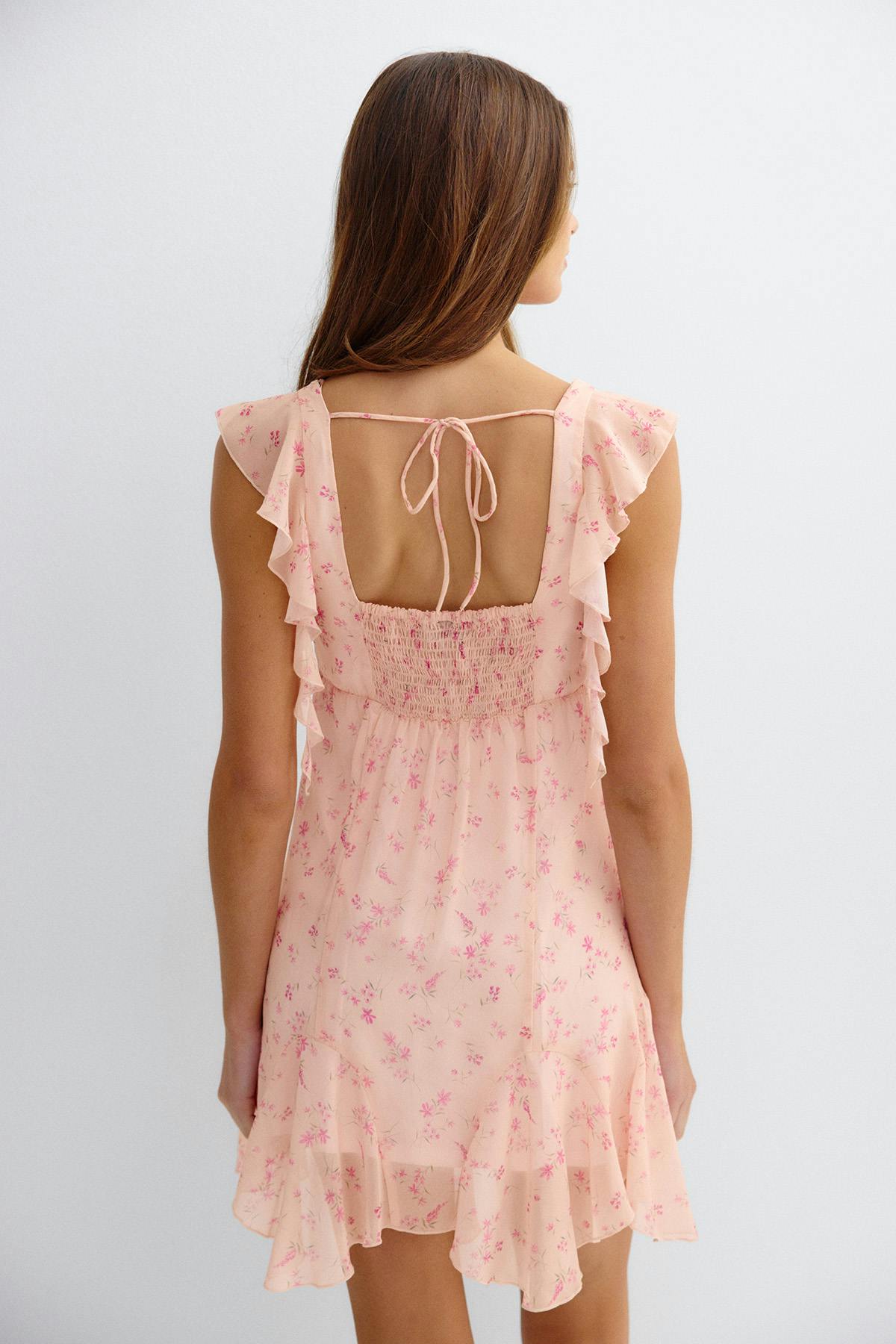 Mini frill dress