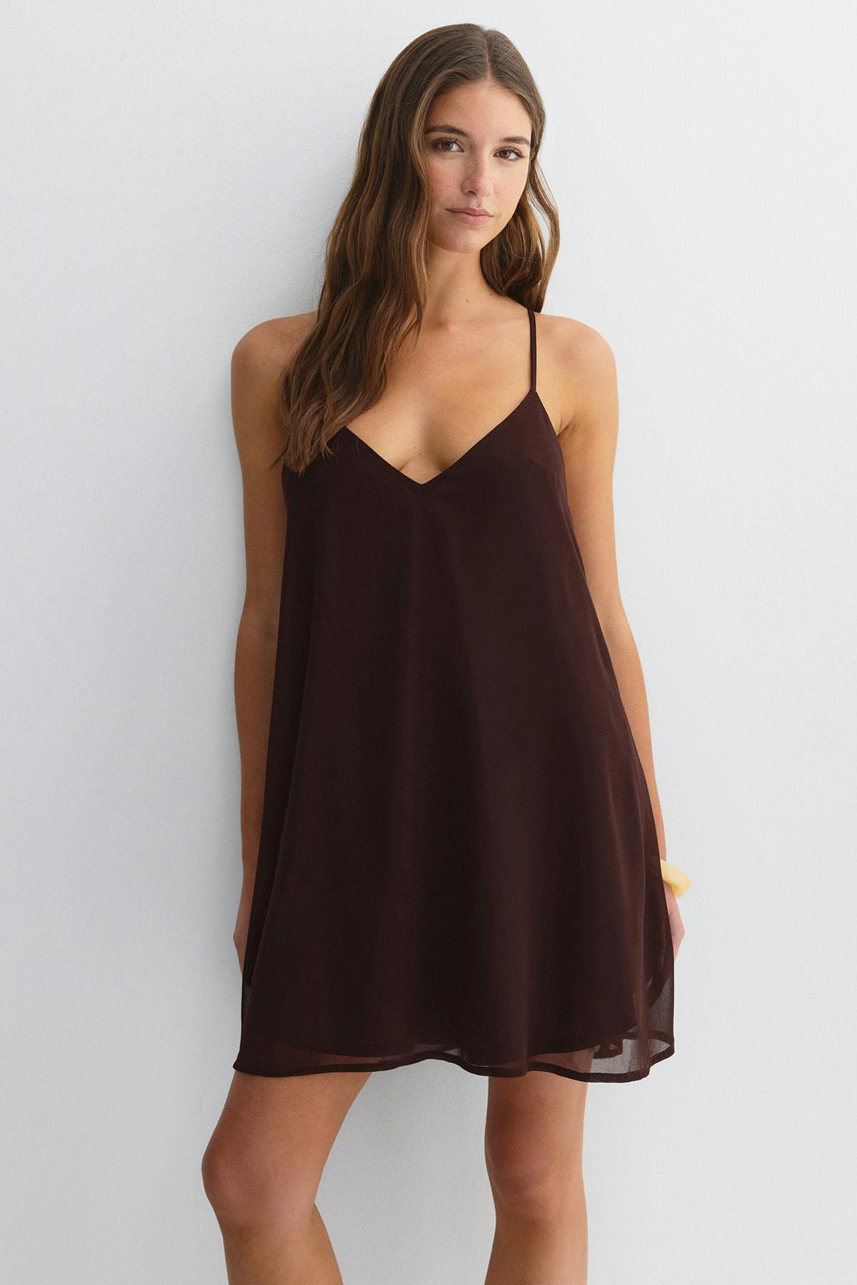 Shaped mini dress