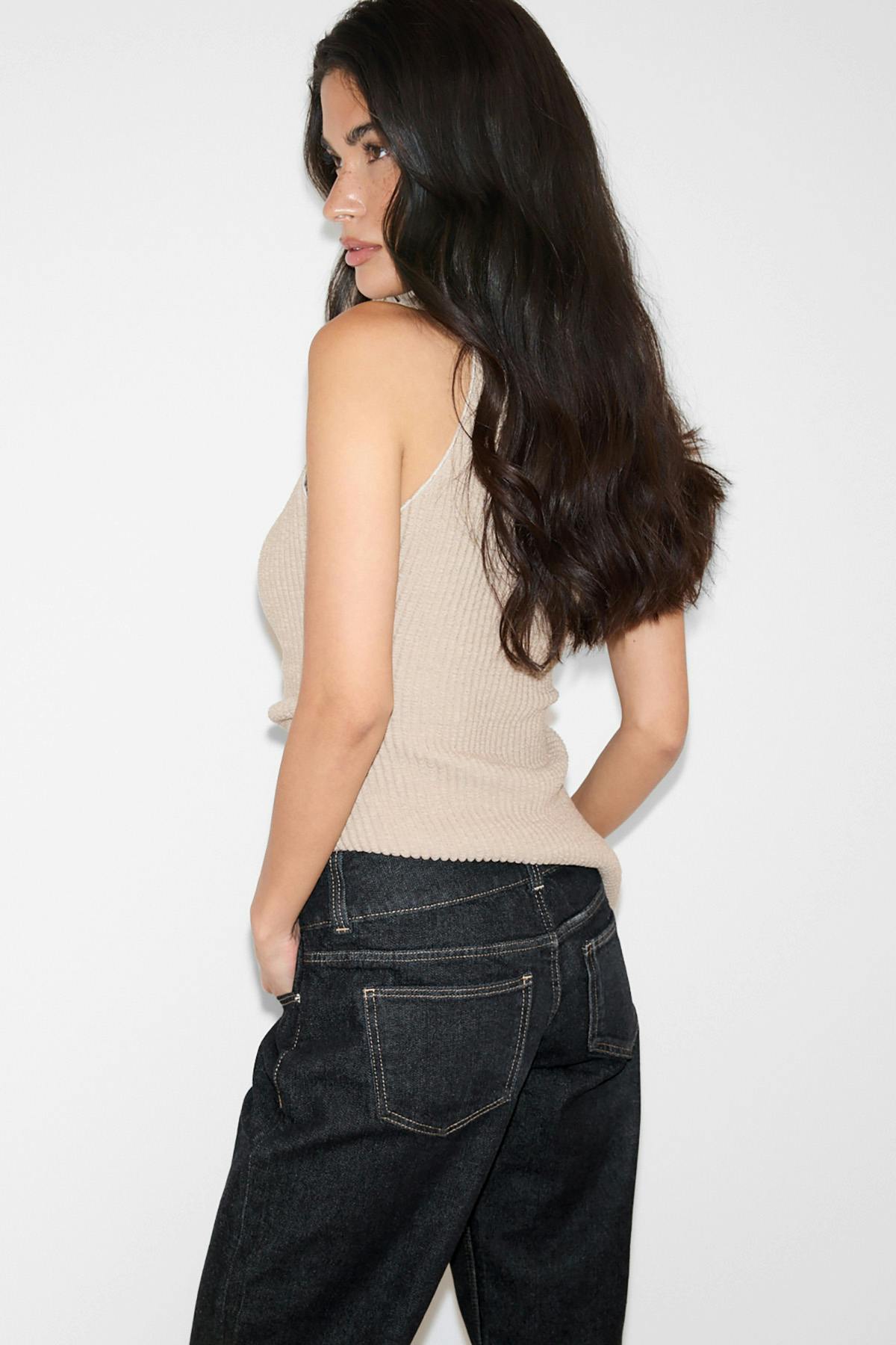 Loose flare jeans
