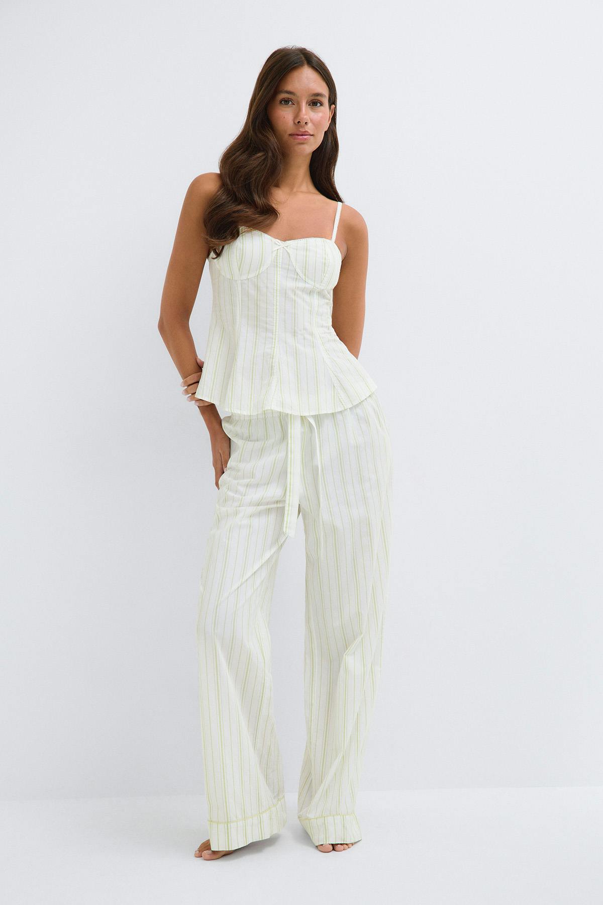 Poplin pyjamas trousers