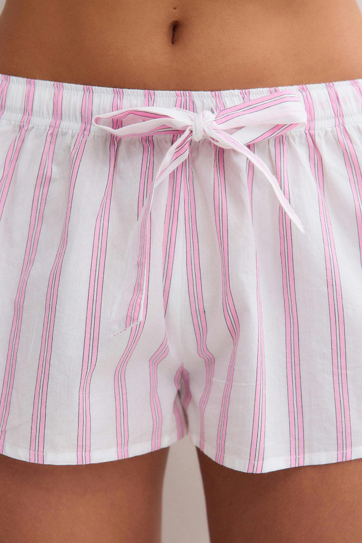 Poplin pyjamas shorts