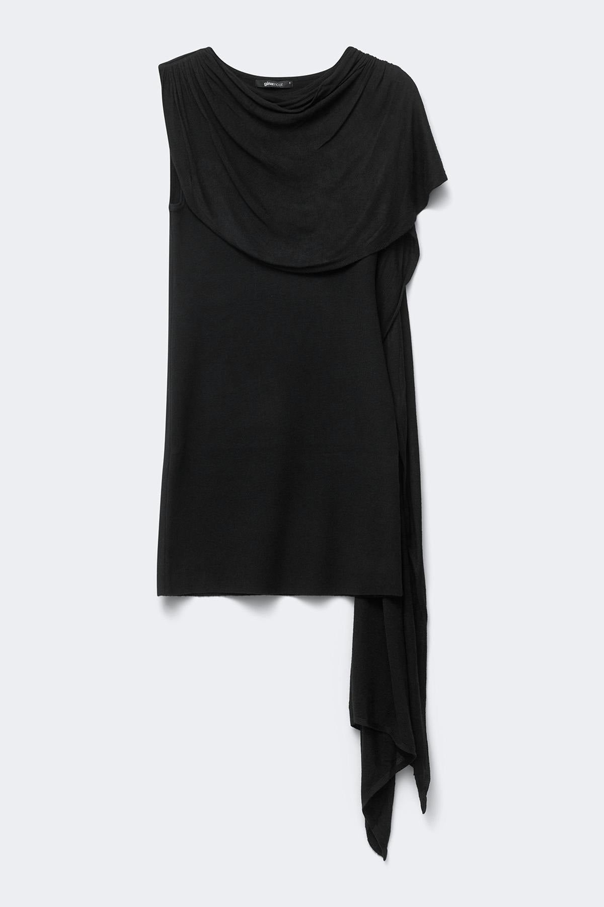 Knitted cape dress