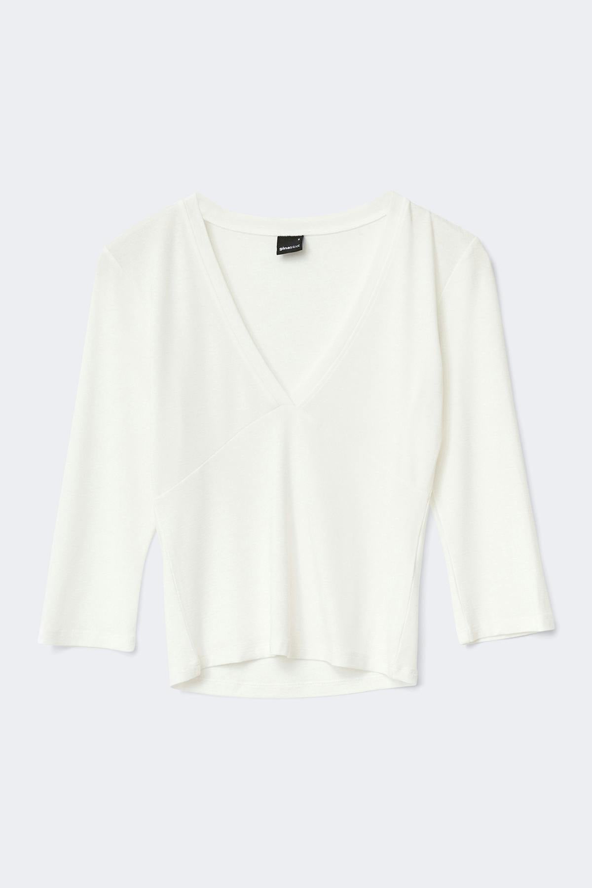 V-neck top