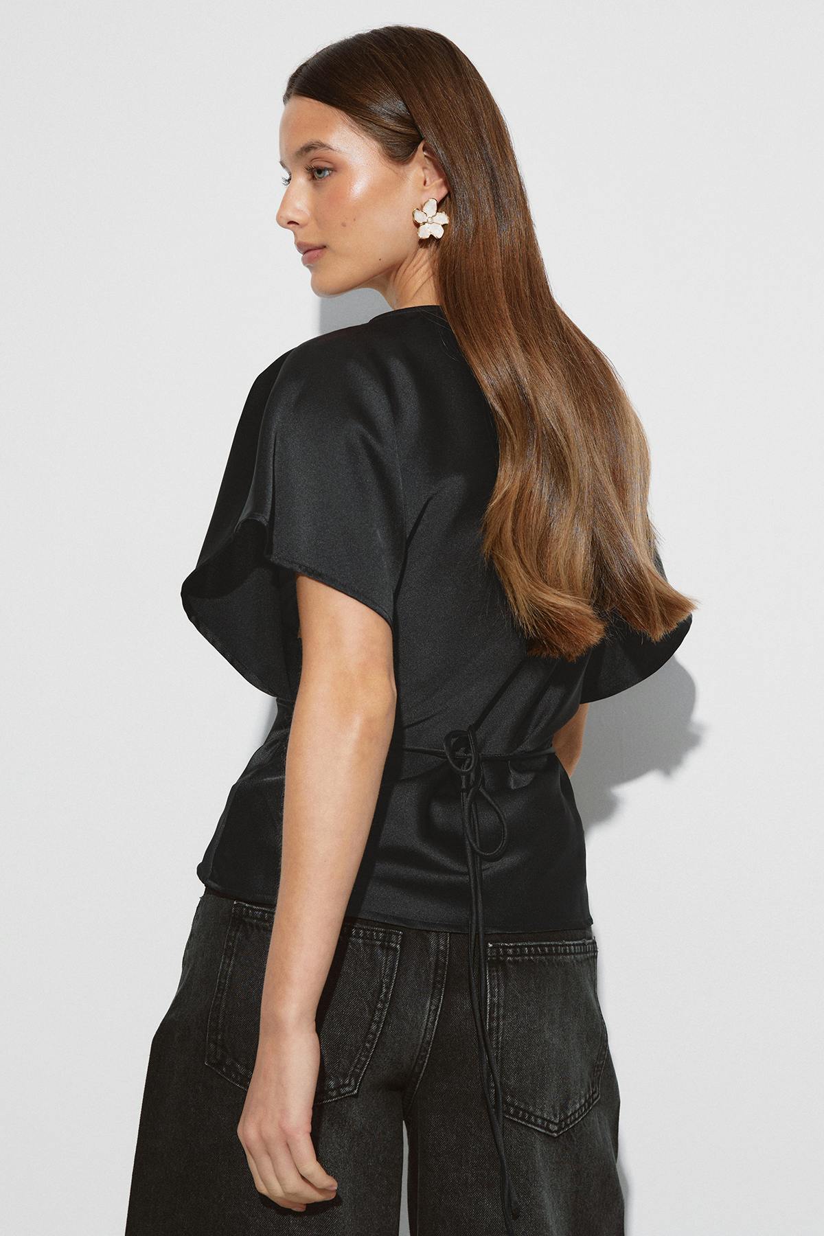 Satin top
