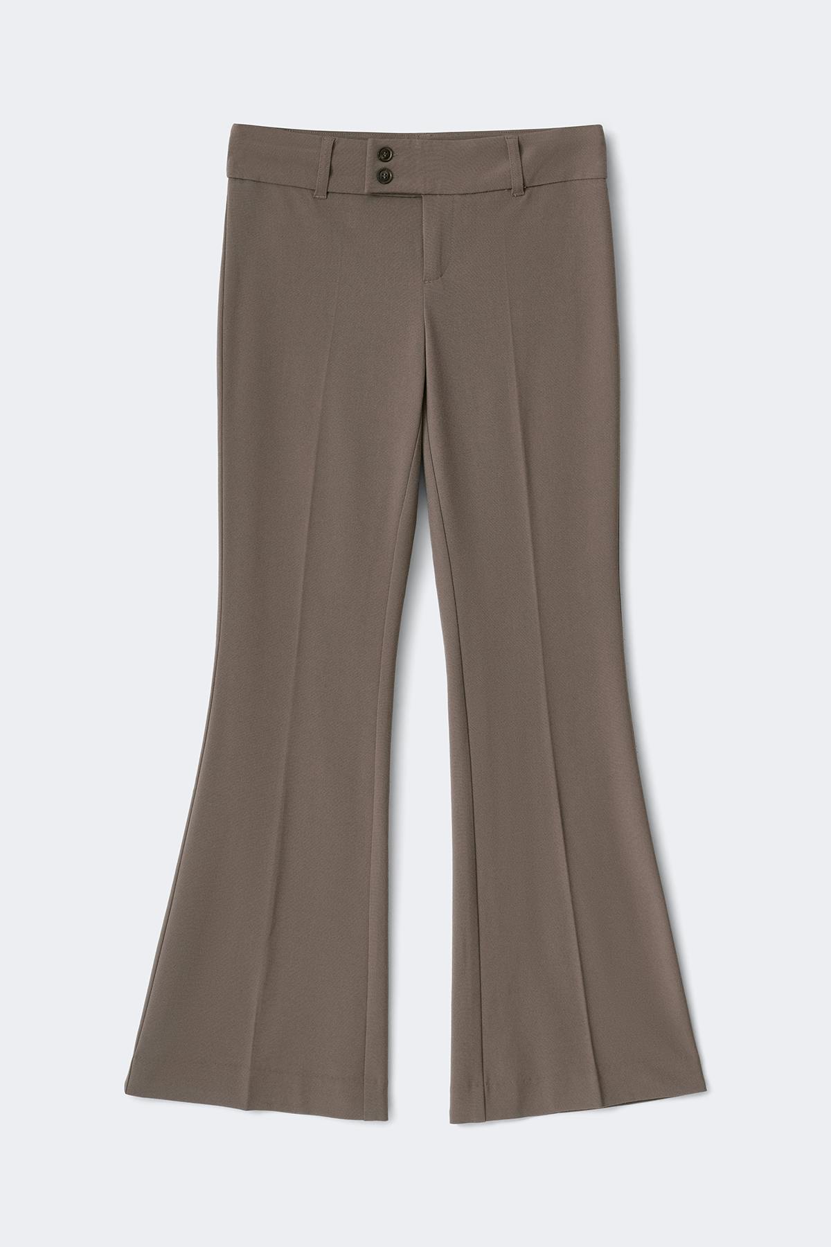 Sassy low bootcut trousers