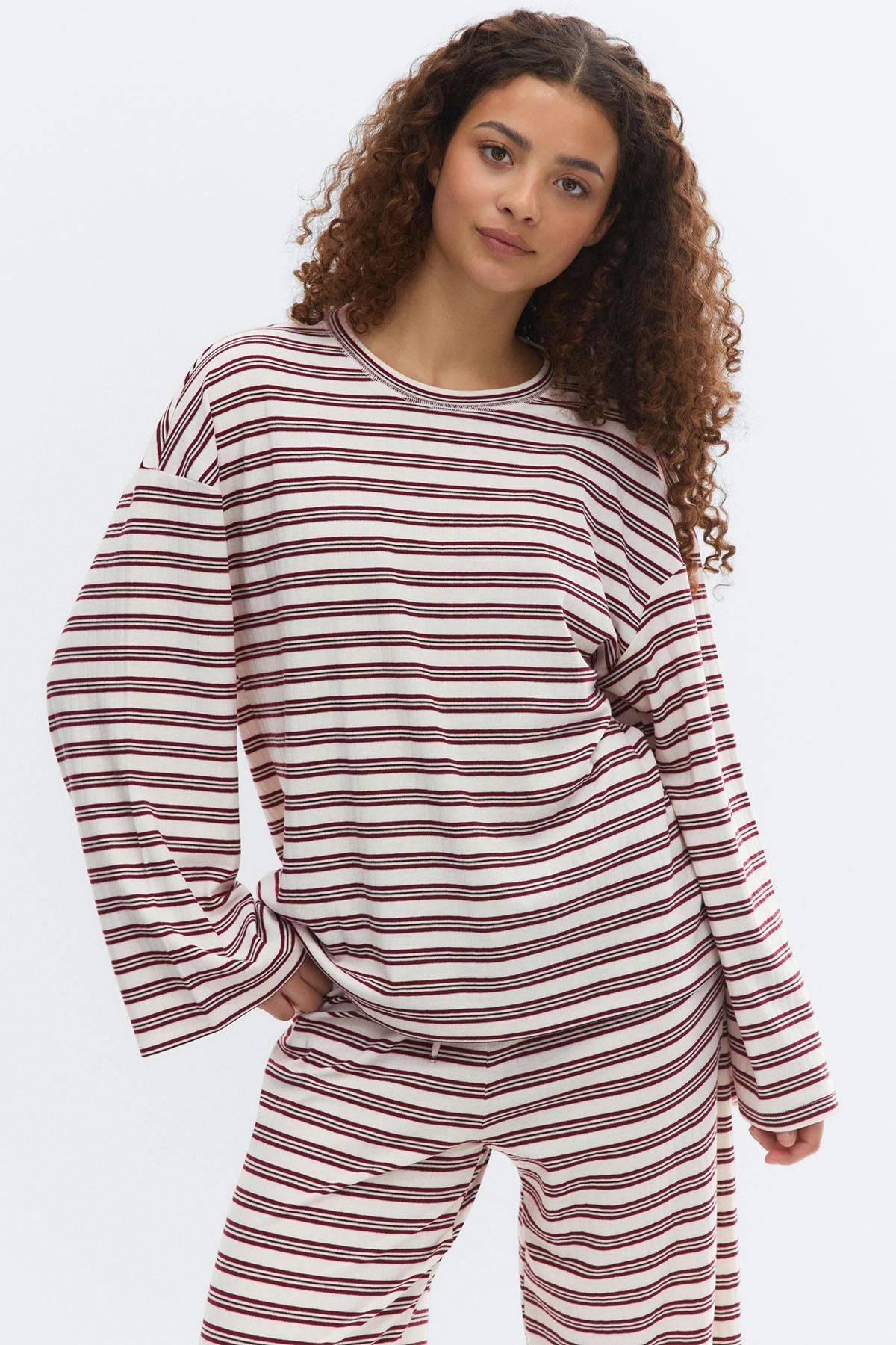 Soft loungewear longsleeve top