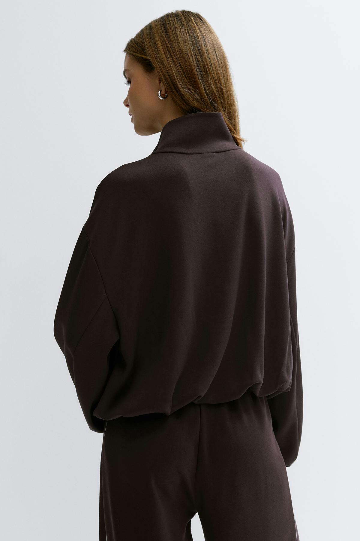Soft sporty zip jacket