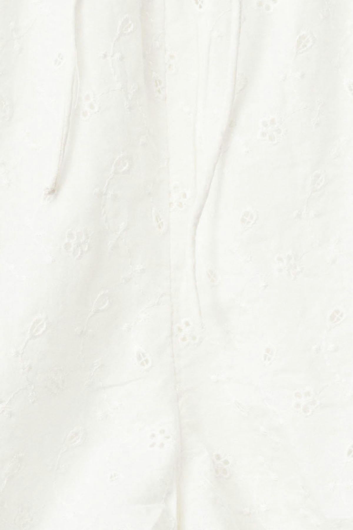 Broderie loungewear shorts