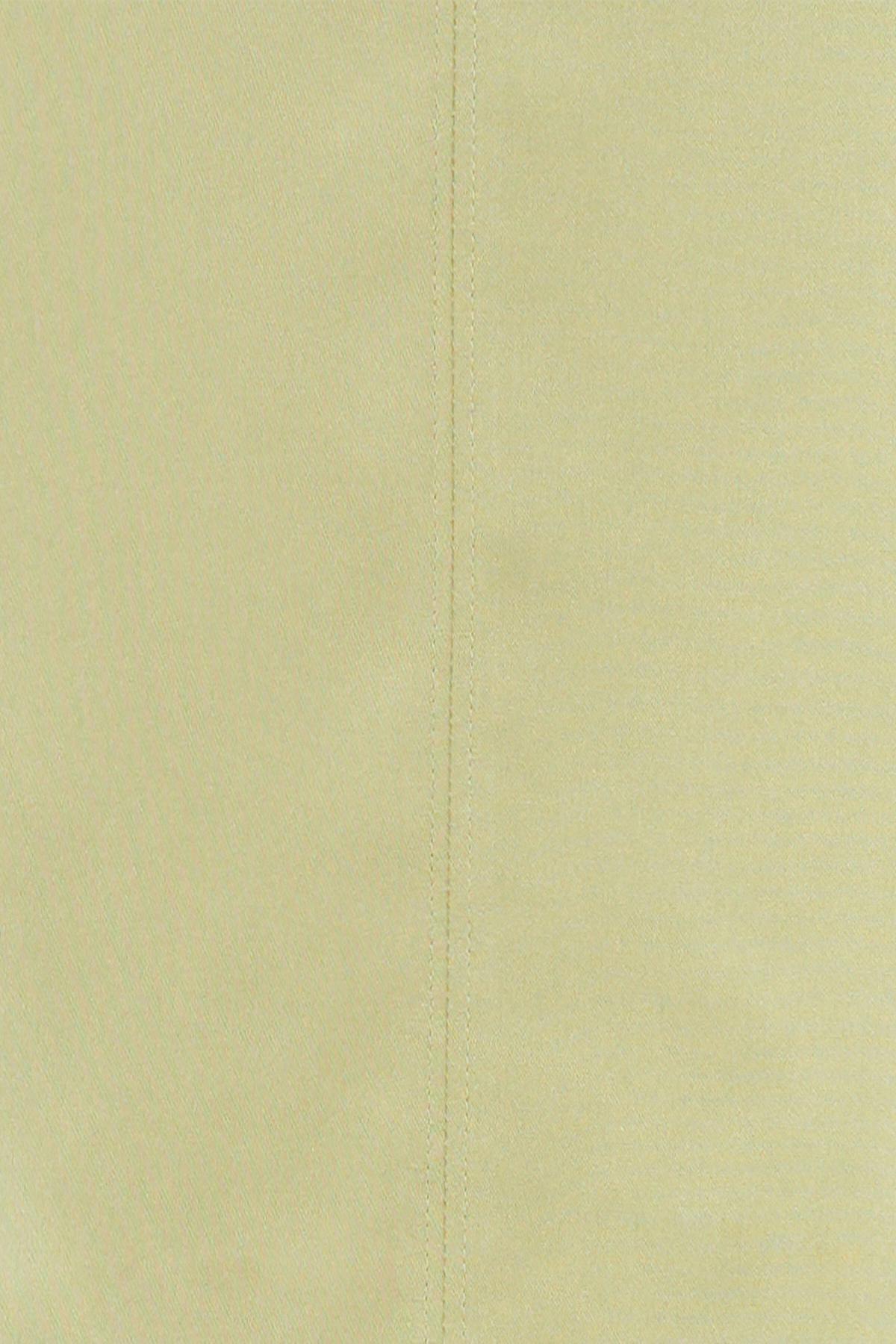 Open back satin blouse