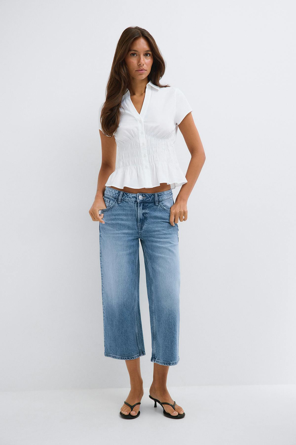Ankle tease jeans