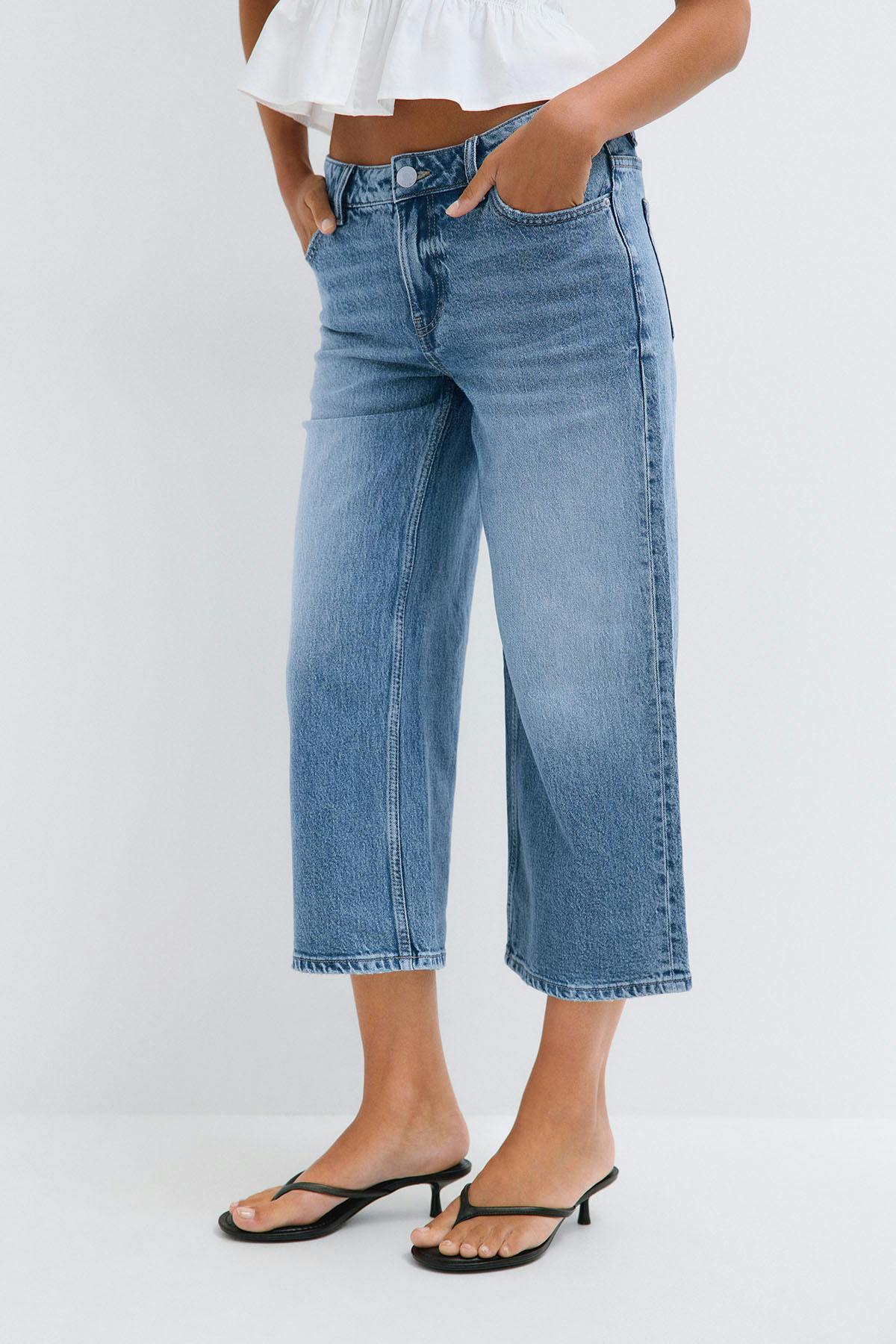 Ankle tease jeans