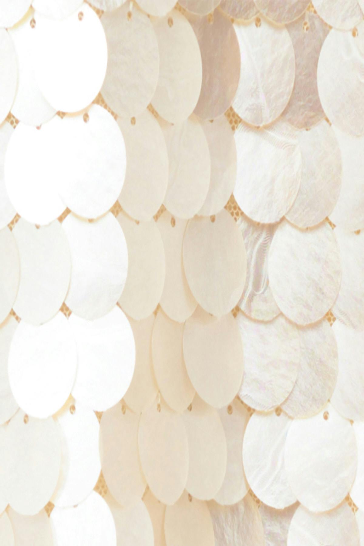 Shell sequin mini skirt