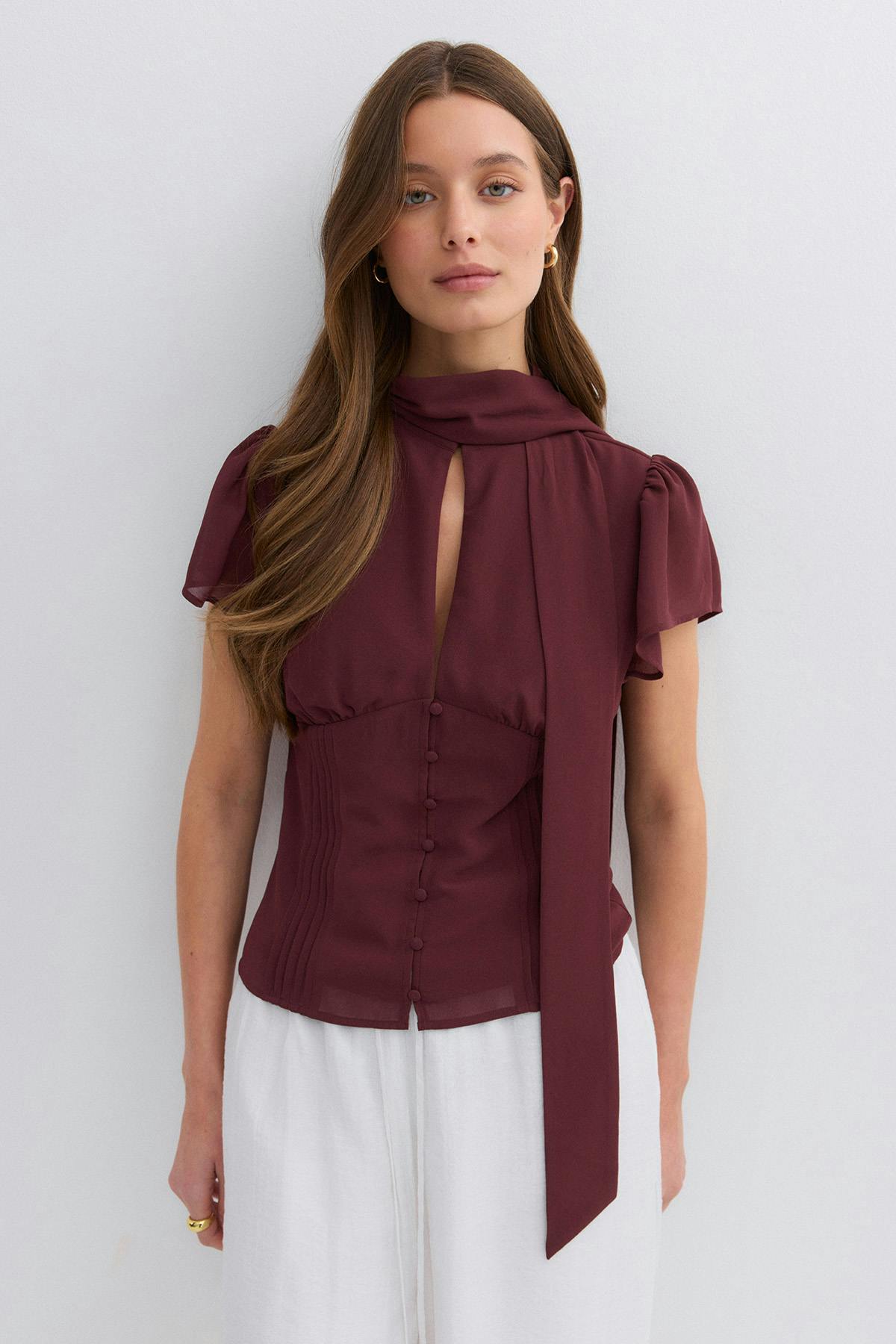 Sheer blouse